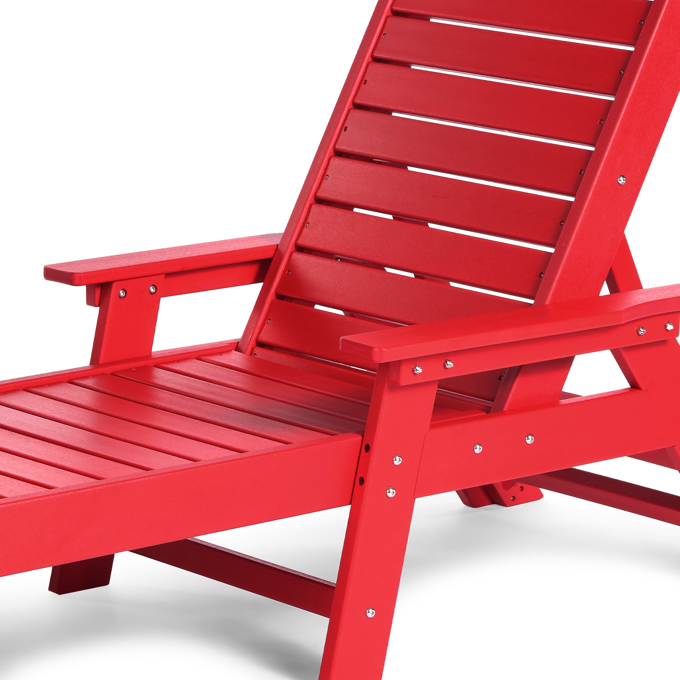 Santa Monica All-Weather Outdoor Reclining Sun Lounger with Arm Rests Seahawk Designs Patio Chaise Lounges