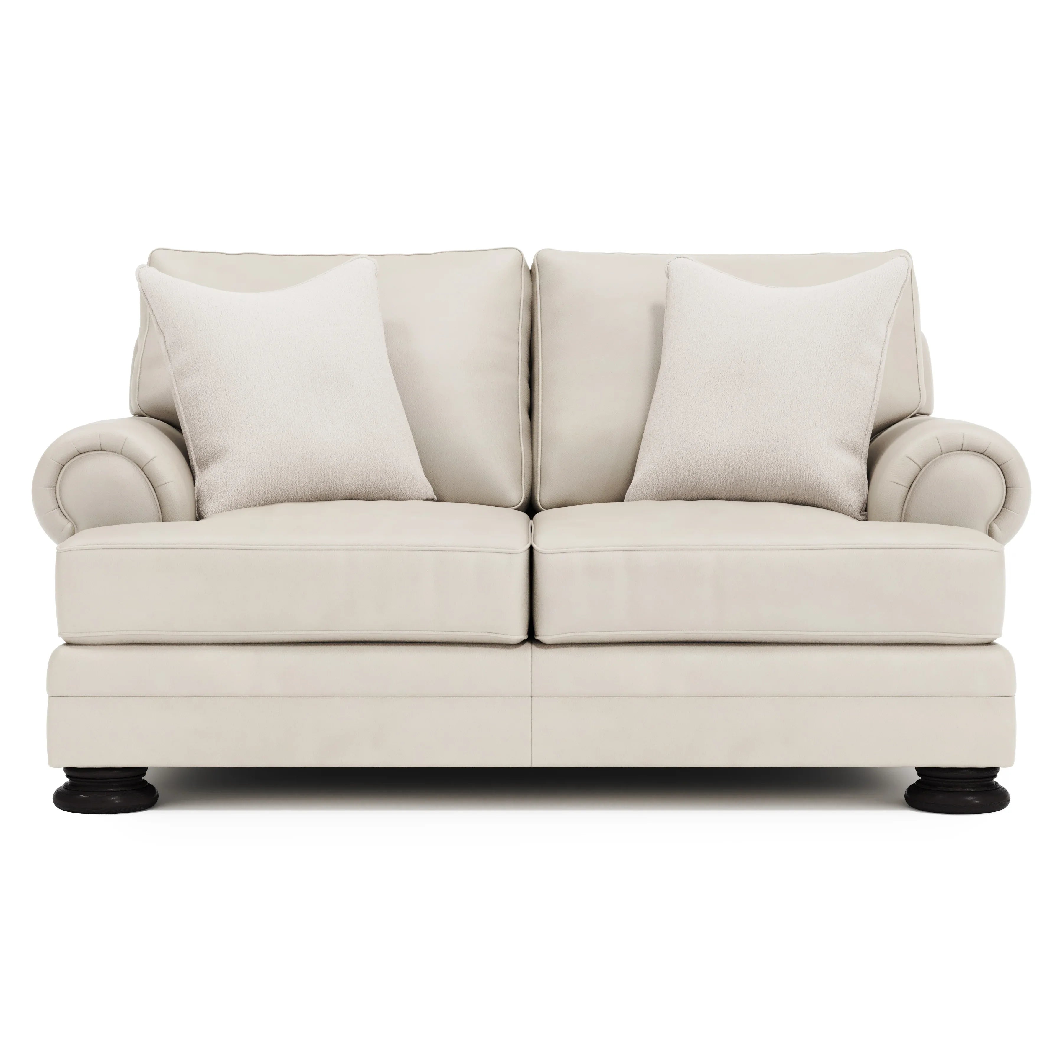 Foster Leather Loveseat Bernhardt Living