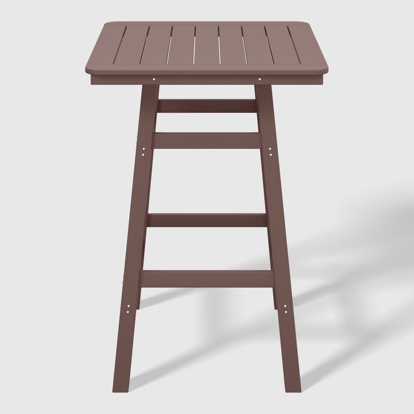 Stockholm All-Weather Outdoor 30" Square Bar Table (42" Height) Seahawk Designs Patio Bar Tables