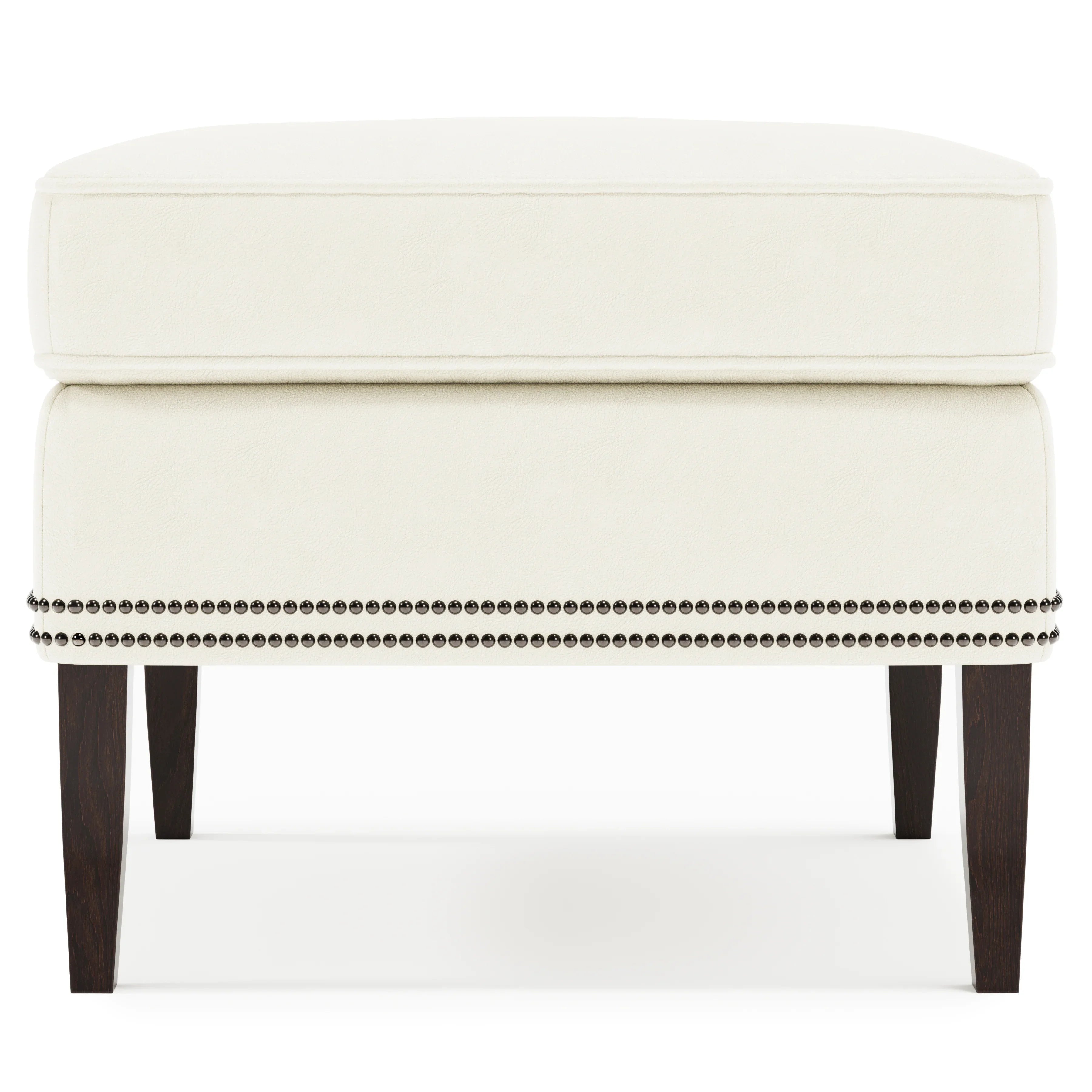 Kingston Leather Ottoman Bernhardt Interiors