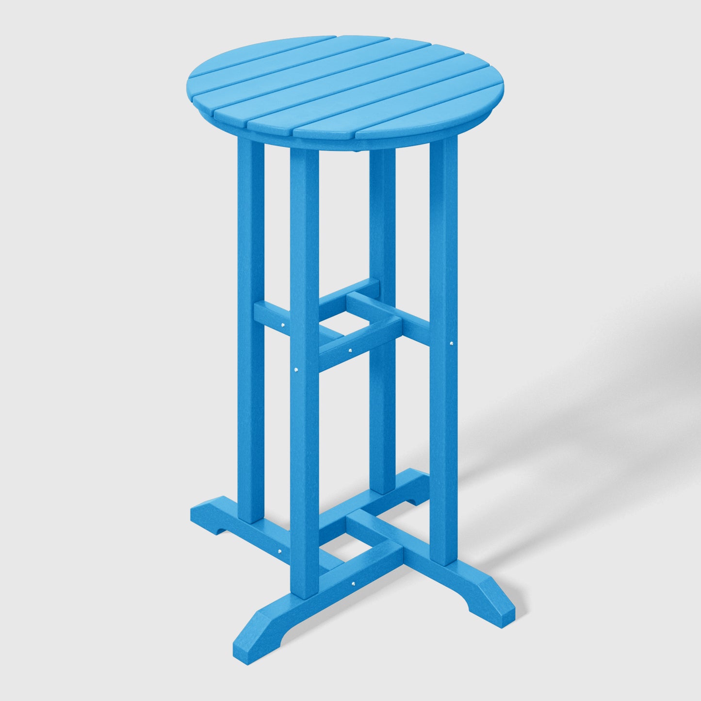 Stockholm All-Weather Outdoor Round Counter Bistro Table (37" Height) Pacific Blue Seahawk Designs Patio Bar Tables