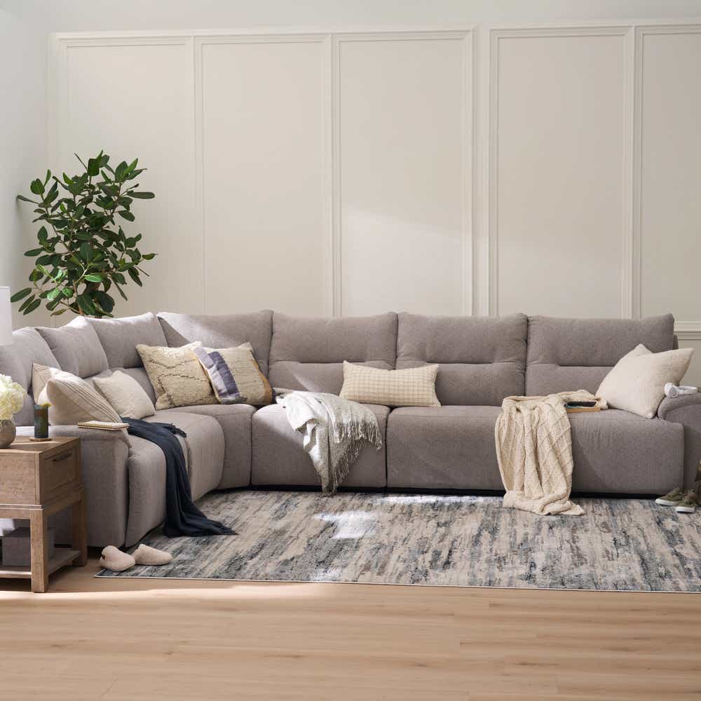La-Z-Boy Palmer Reclining Sectional — Modular Power Recline La-Z-Boy Sectional