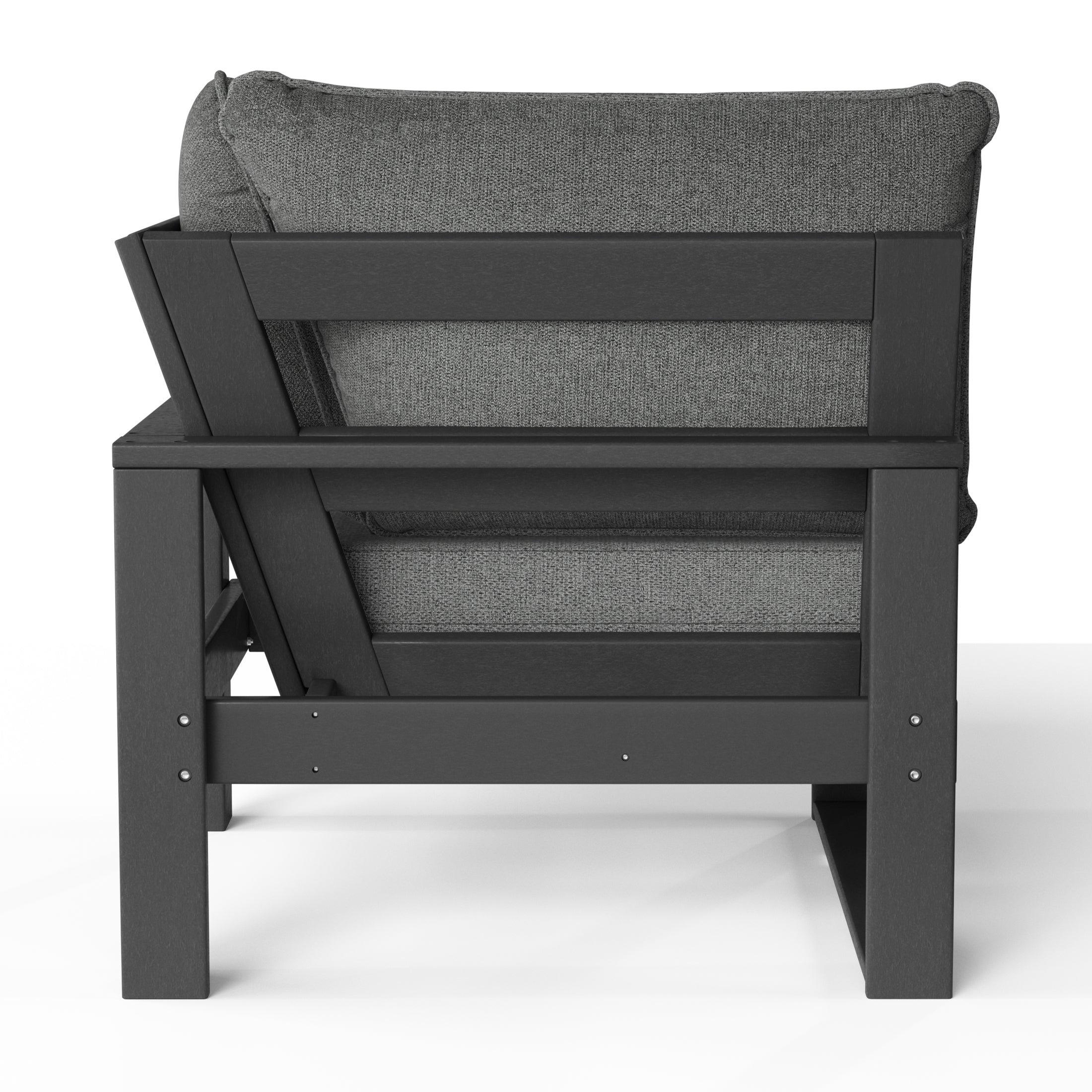 Signature All-Weather Outdoor Modular Patio Deep Seating Corner Chair (Corner Sectional Seat) Seahawk Designs Patio Chairs