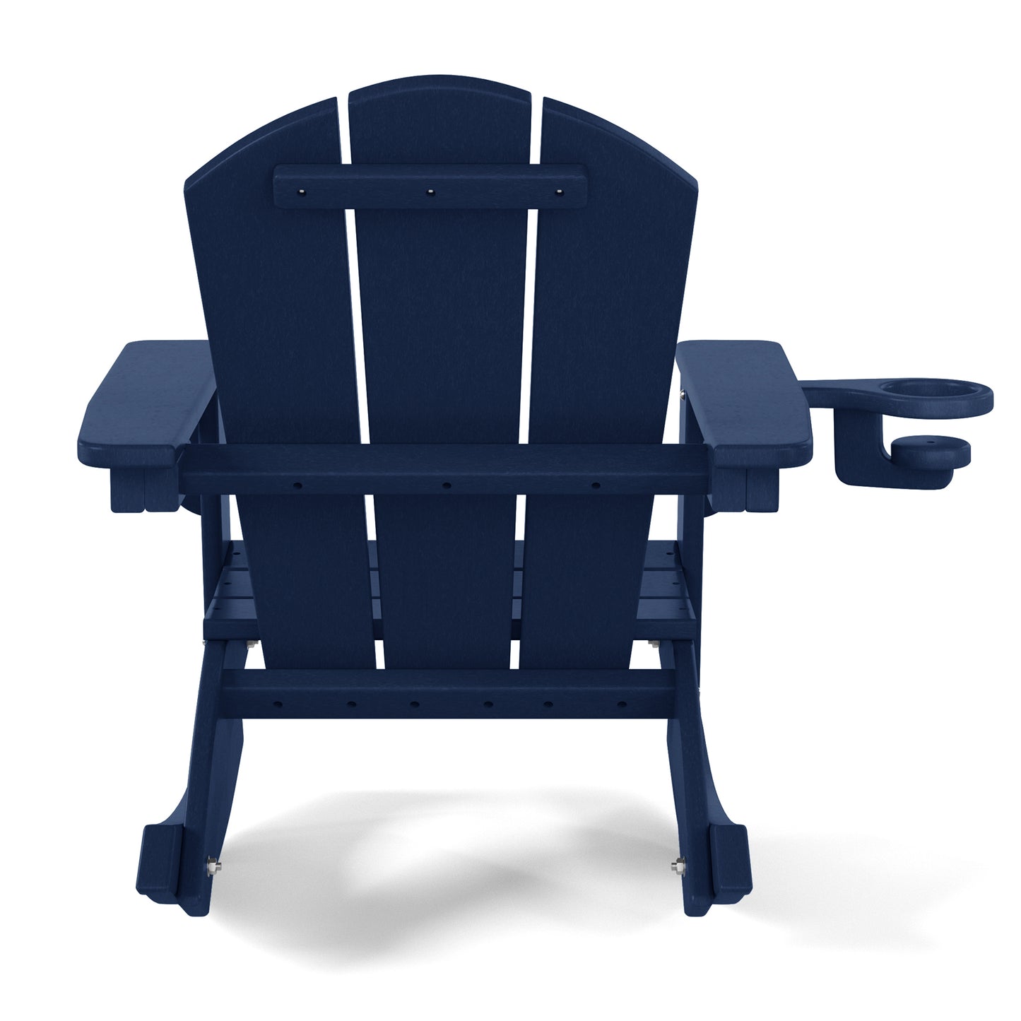 Tiny Terraces Kids Adirondack Rocking Chair with Cup Holder (Set of 2) Seahawk Designs Kids Patio Rocking Chairs