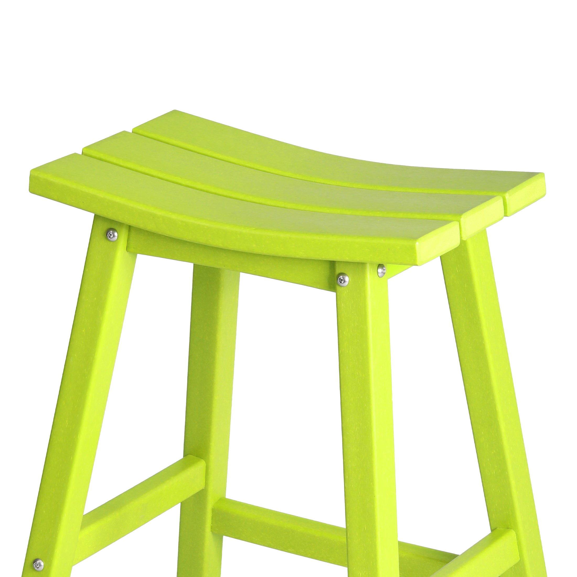 Stockholm All-Weather Outdoor Saddle Counter Stool (24" Height) Seahawk Designs Patio Bar & Counter Stools