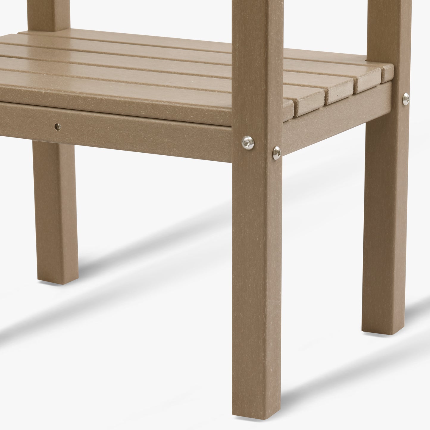 Tuscany All-Weather Outdoor Two Shelf Side Table (36" High) Seahawk Designs Patio Side Tables