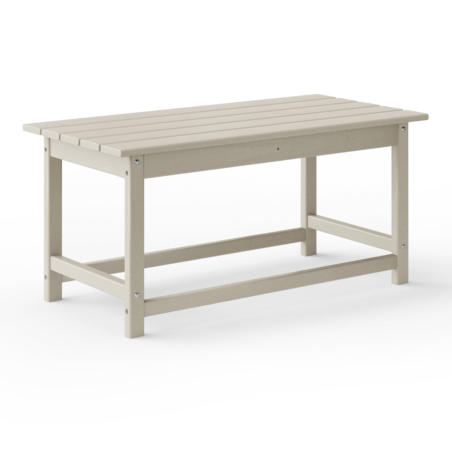Tuscany All-Weather Outdoor Coffee Table (35" Top) Sand Seahawk Designs Patio Coffee Tables