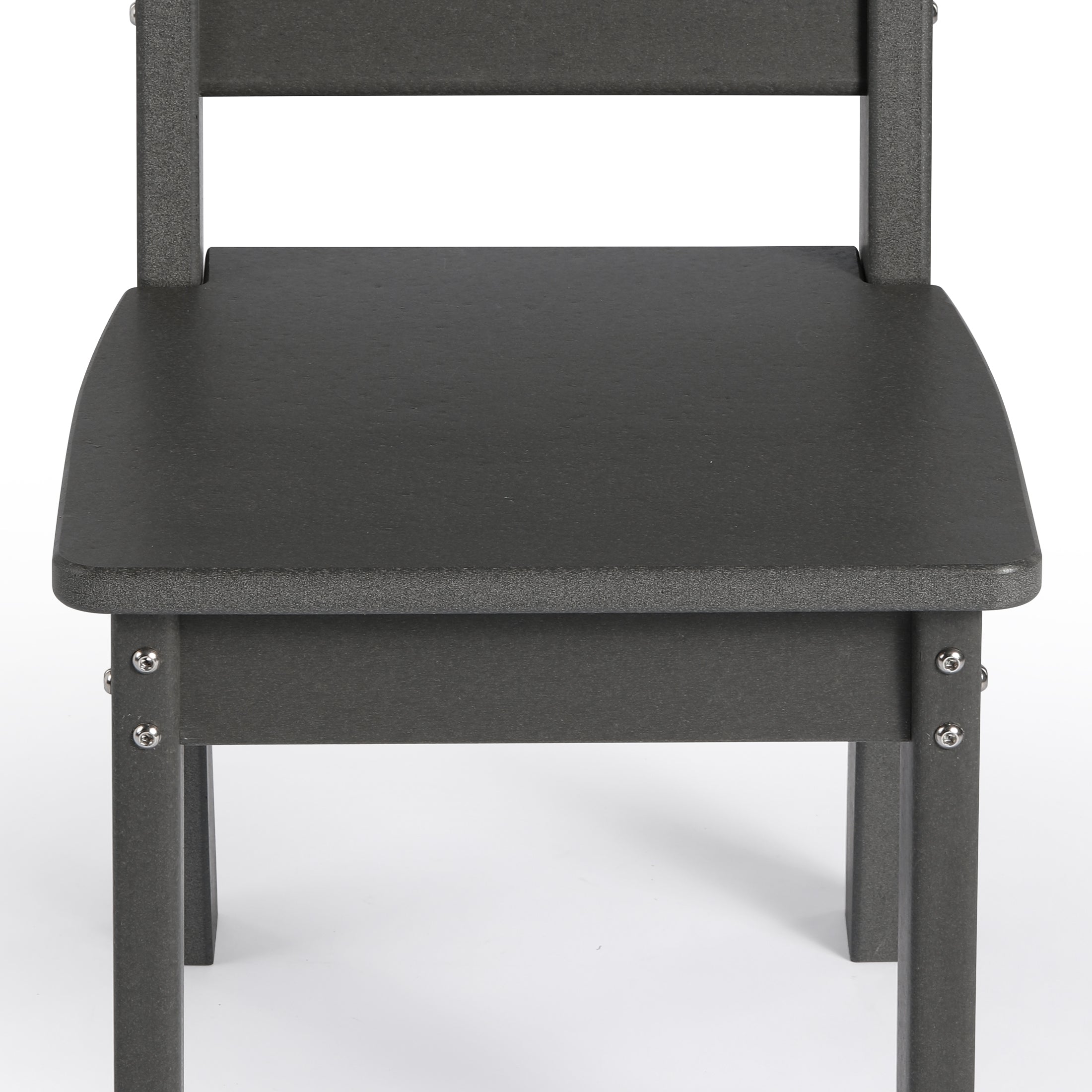 Tiny Terraces Kids' All-Weather Outdoor Dining Chair (Set of 2) Seahawk Designs Kids Patio Dining Chairs