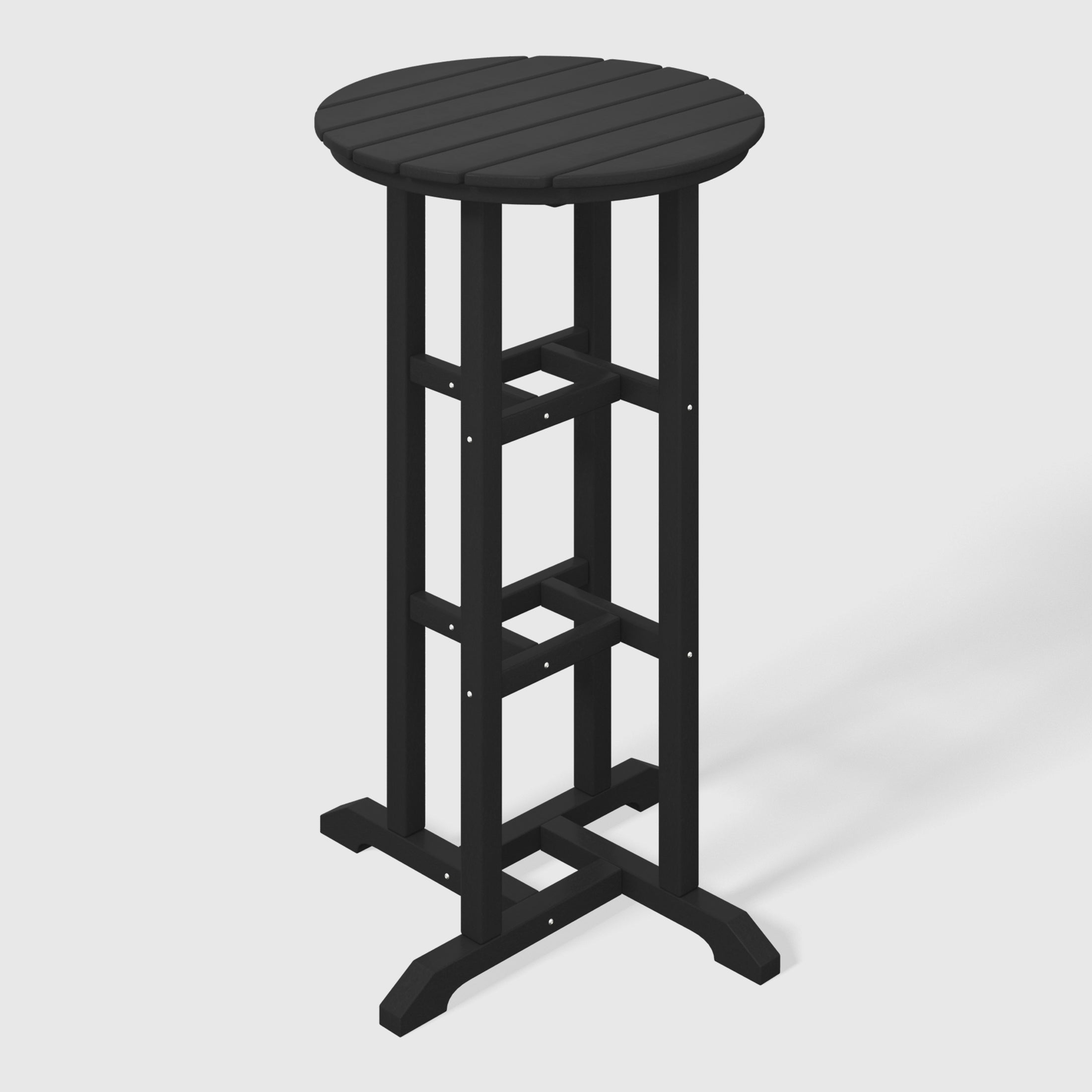 Stockholm All-Weather Outdoor Round Bar Bistro Table (42" Height) Seahawk Designs Patio Bar Tables