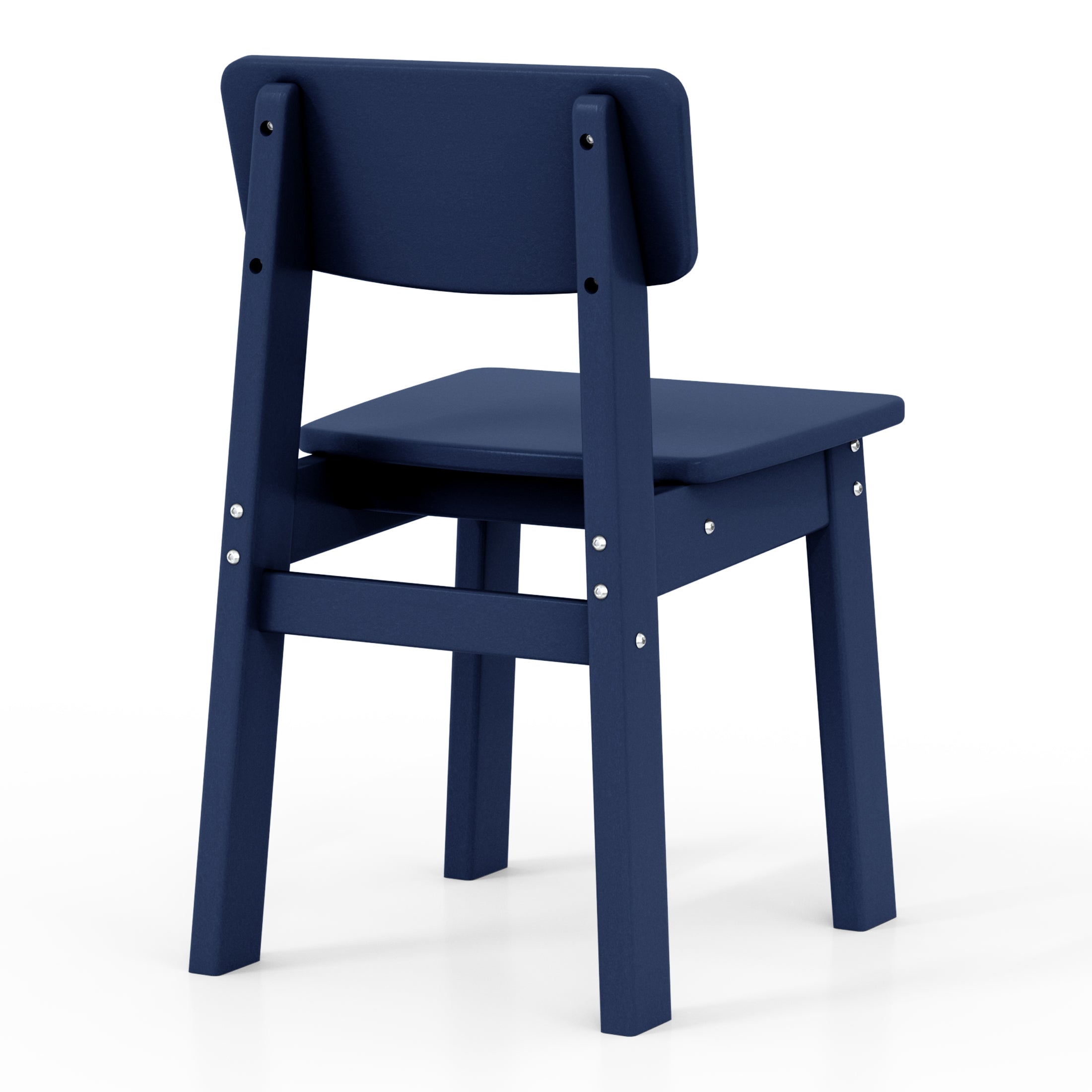 Tiny Terraces Essentials Kids' All-Weather Outdoor Dining Chair (Set of 2) Seahawk Designs Kids Patio Dining Chairs