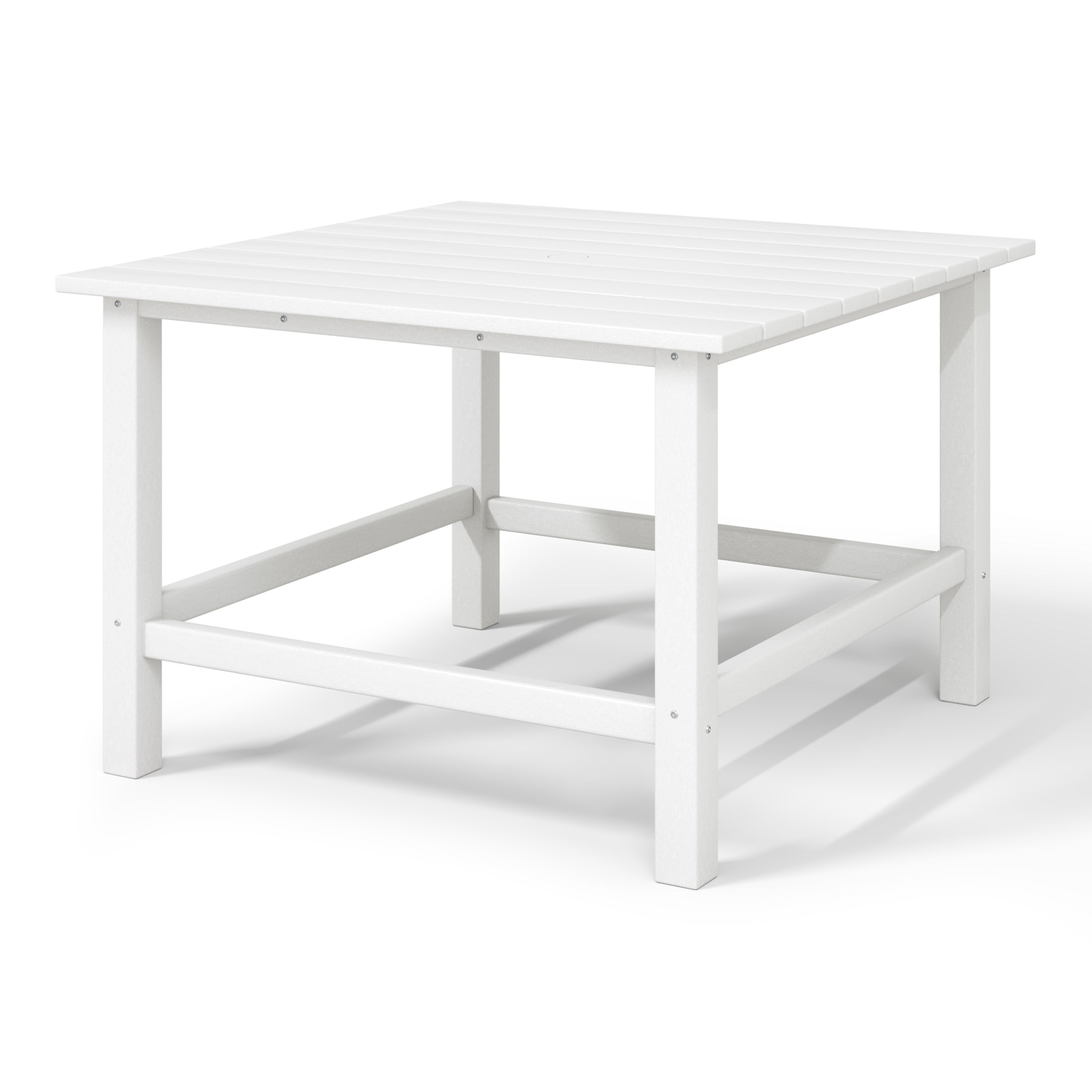 Tiny Terraces Kids' All-Weather Outdoor Square Dining Table (31" Top) Seahawk Designs Kids Patio Dining Tables