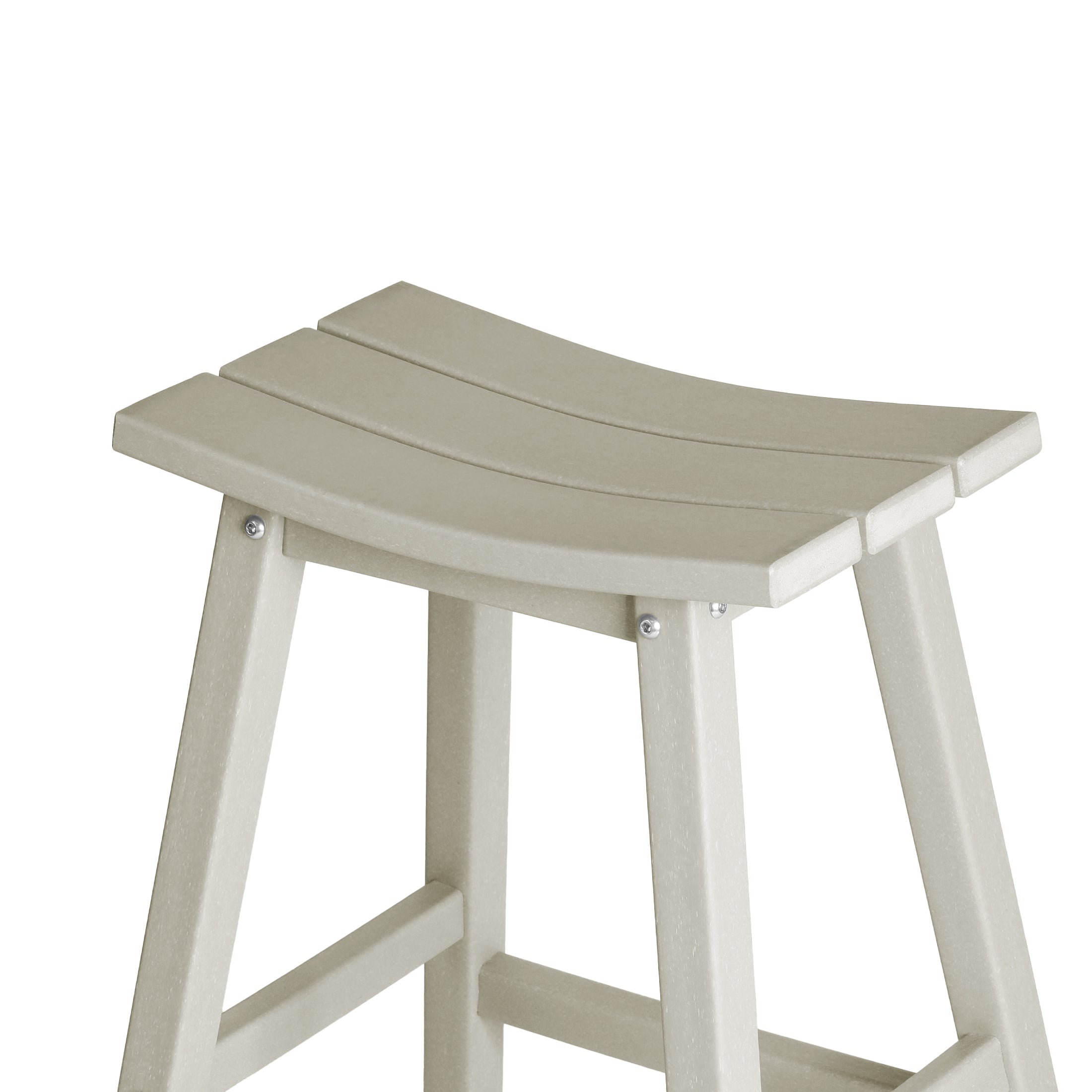Stockholm All-Weather Outdoor Saddle Bar Stool (29" Height) Seahawk Designs Patio Bar & Counter Stools