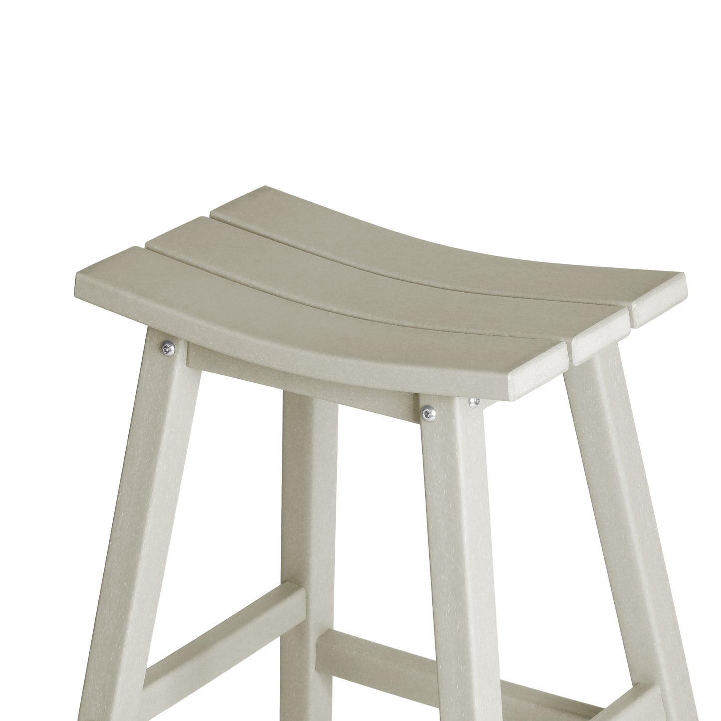 Stockholm All-Weather Outdoor Saddle Bar Stool (29" Height) Seahawk Designs Patio Bar & Counter Stools