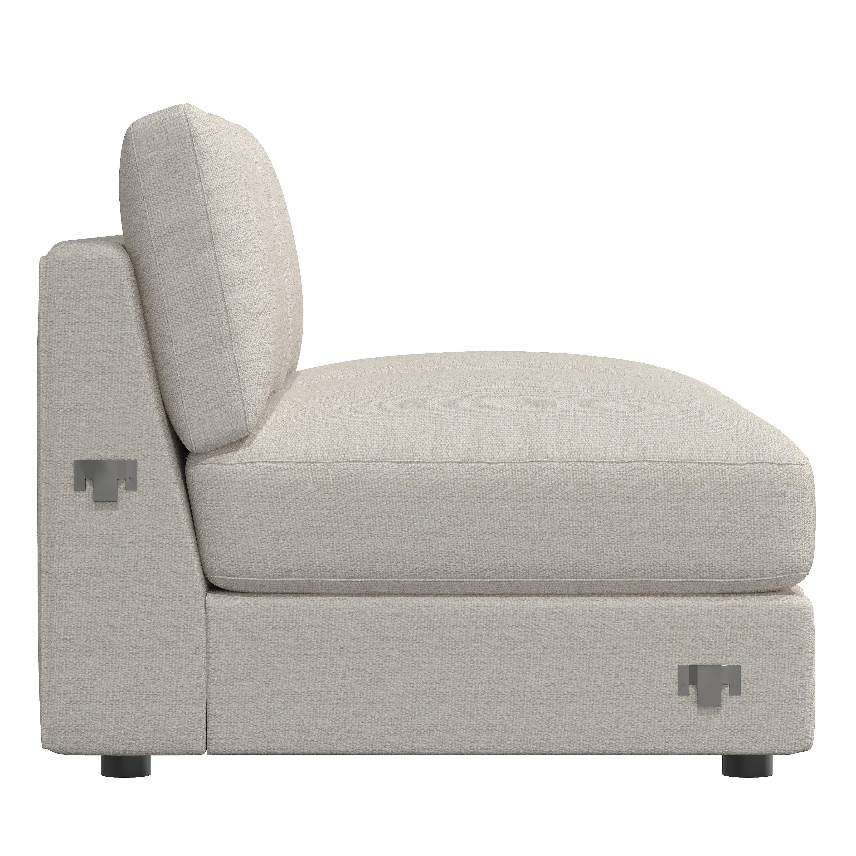 Sydney Fabric Armless Loveseat Bernhardt Living