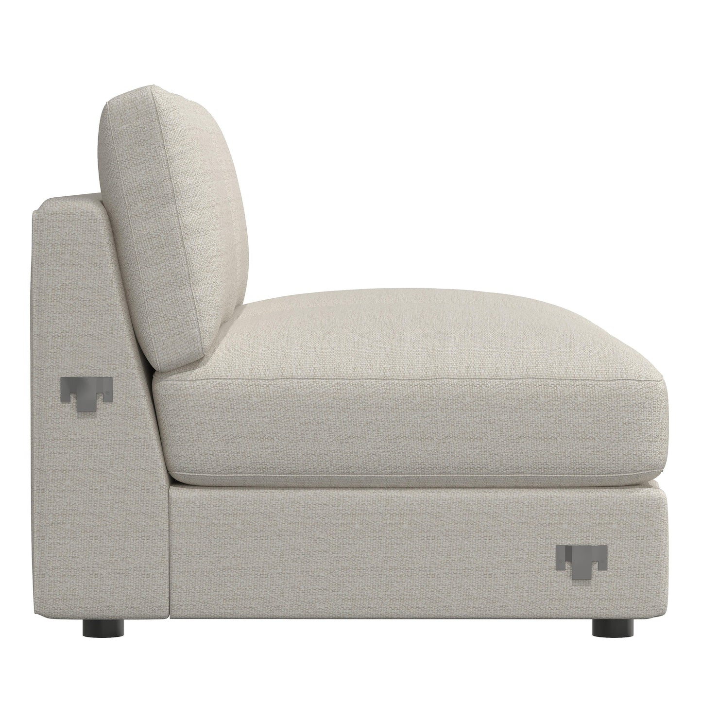 Sydney Fabric Armless Loveseat Bernhardt Living