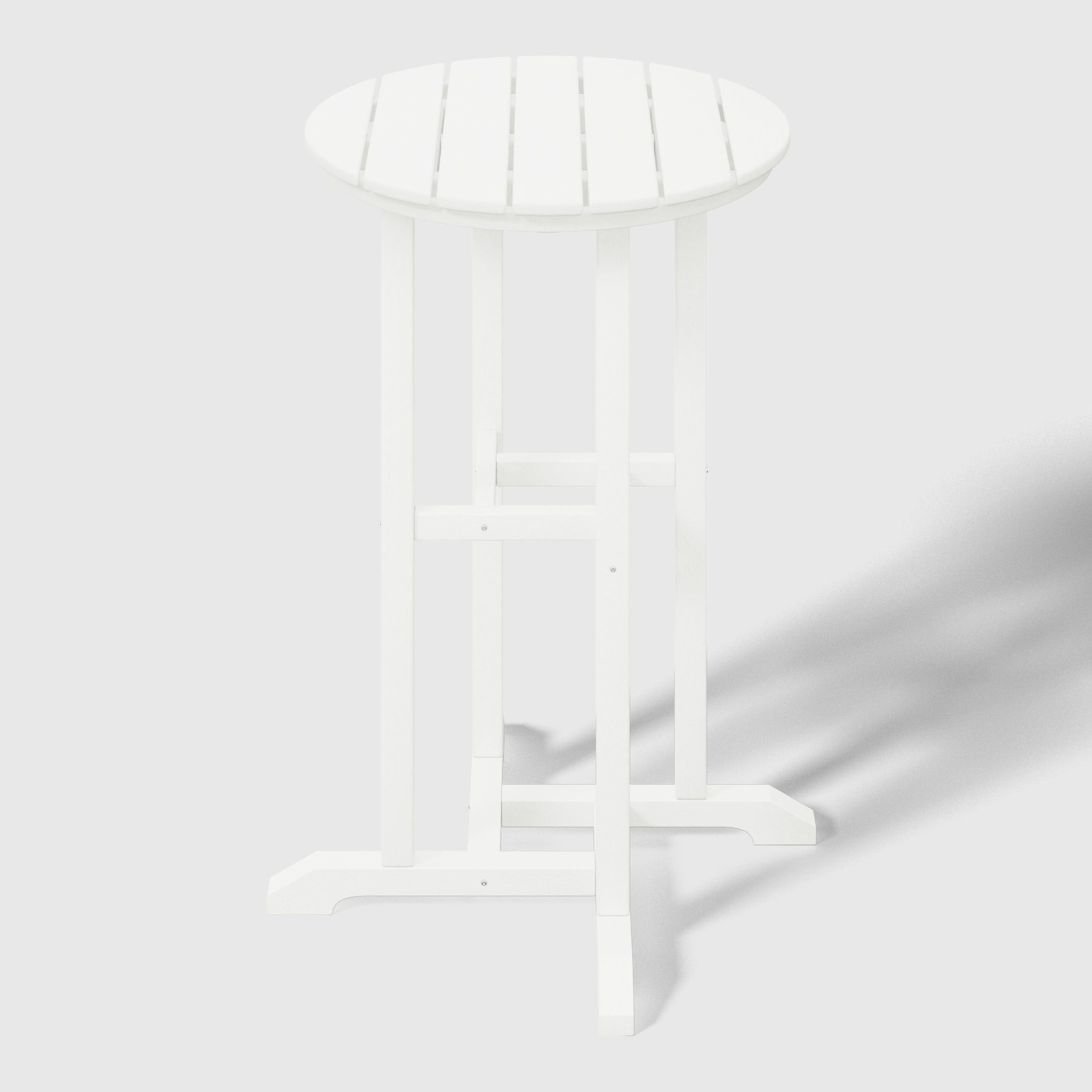Stockholm All-Weather Outdoor Round Counter Bistro Table (37" Height) Seahawk Designs Patio Bar Tables