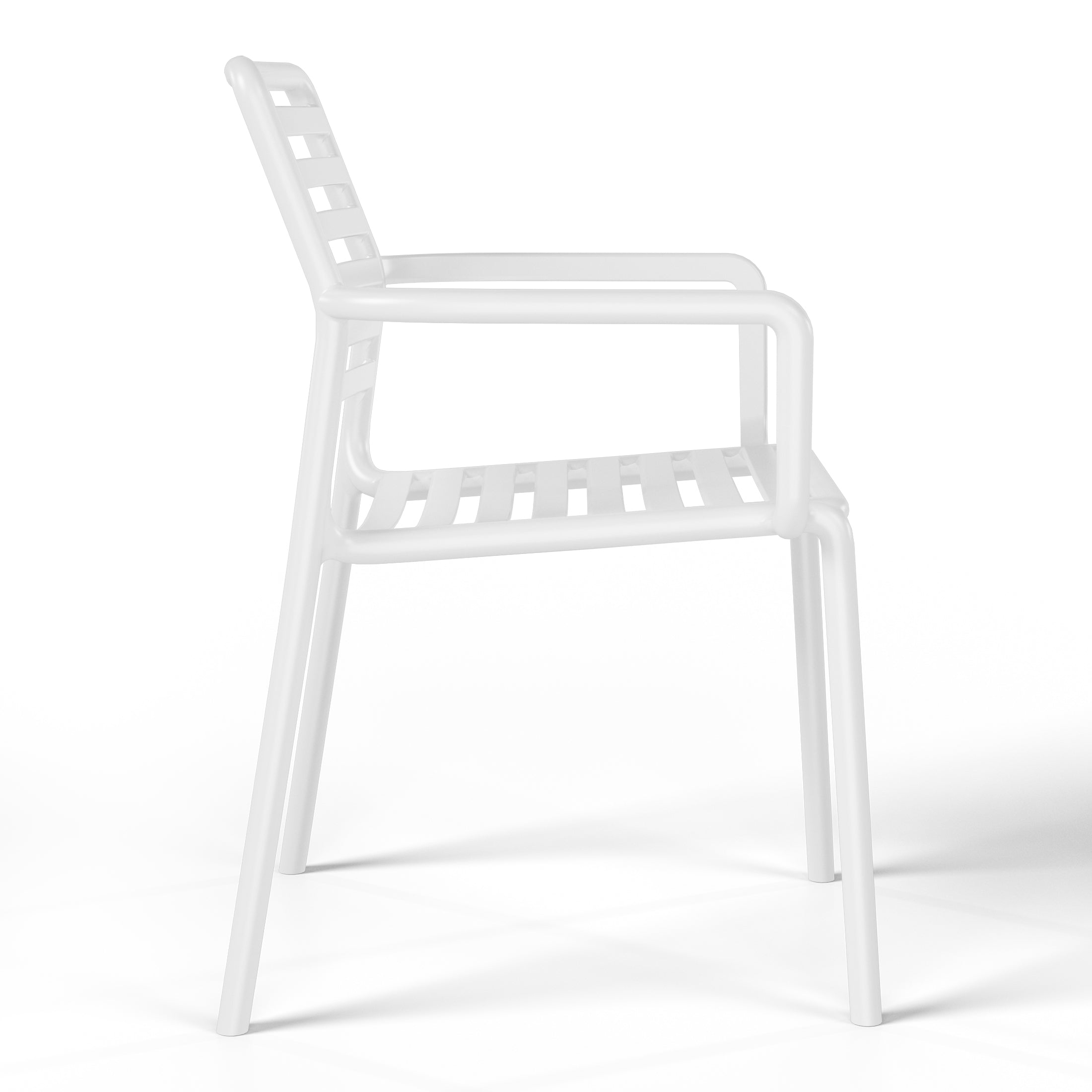 Polyform Stacking Dining Arm Chair (Set of 4) Seahawk Designs Patio Dining Chairs