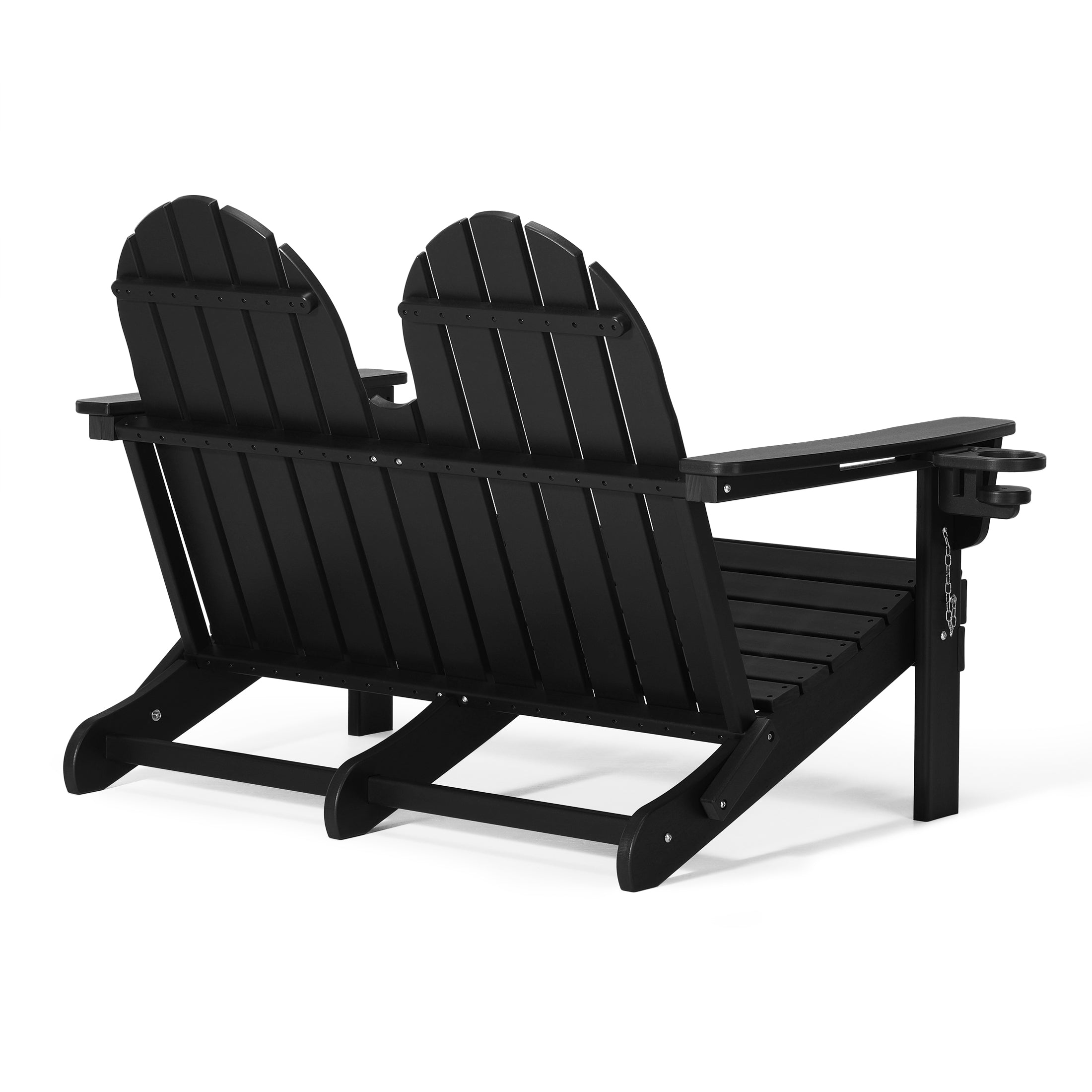Magnolia Adirondack 49" Folding Bench Seahawk Designs Patio Benches
