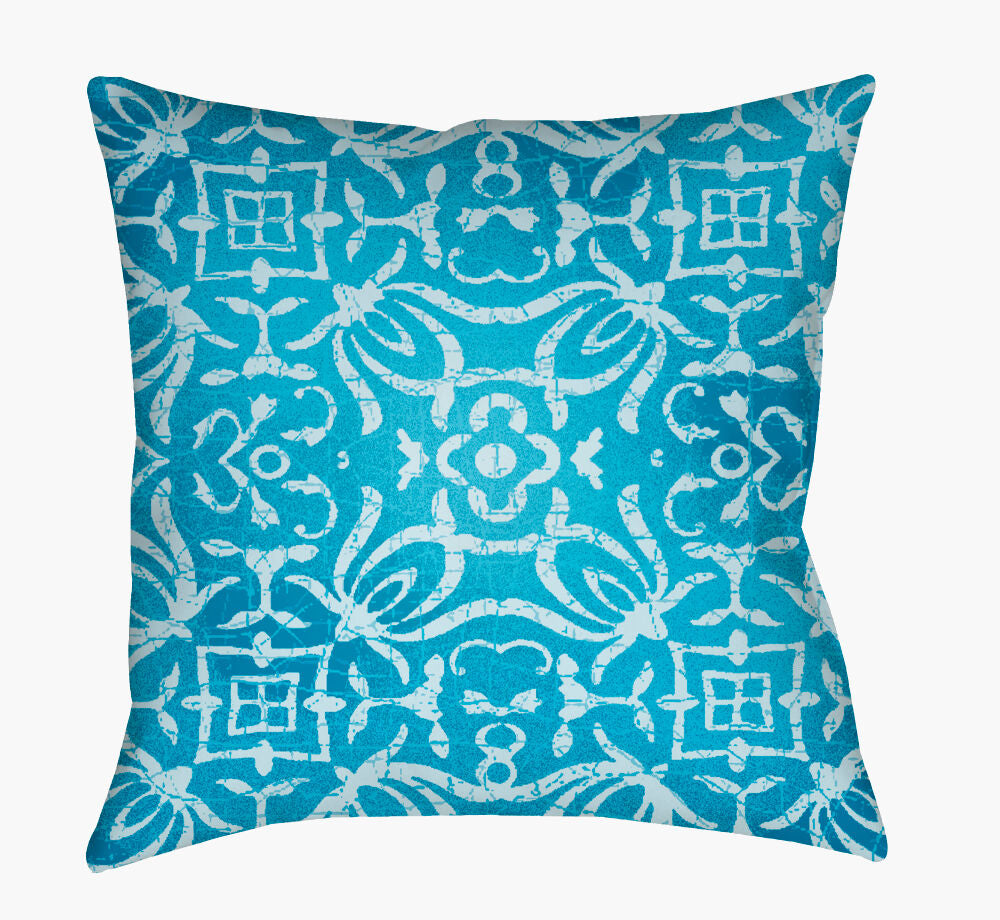 Yindi Accent Pillow — Aqua/Blue
