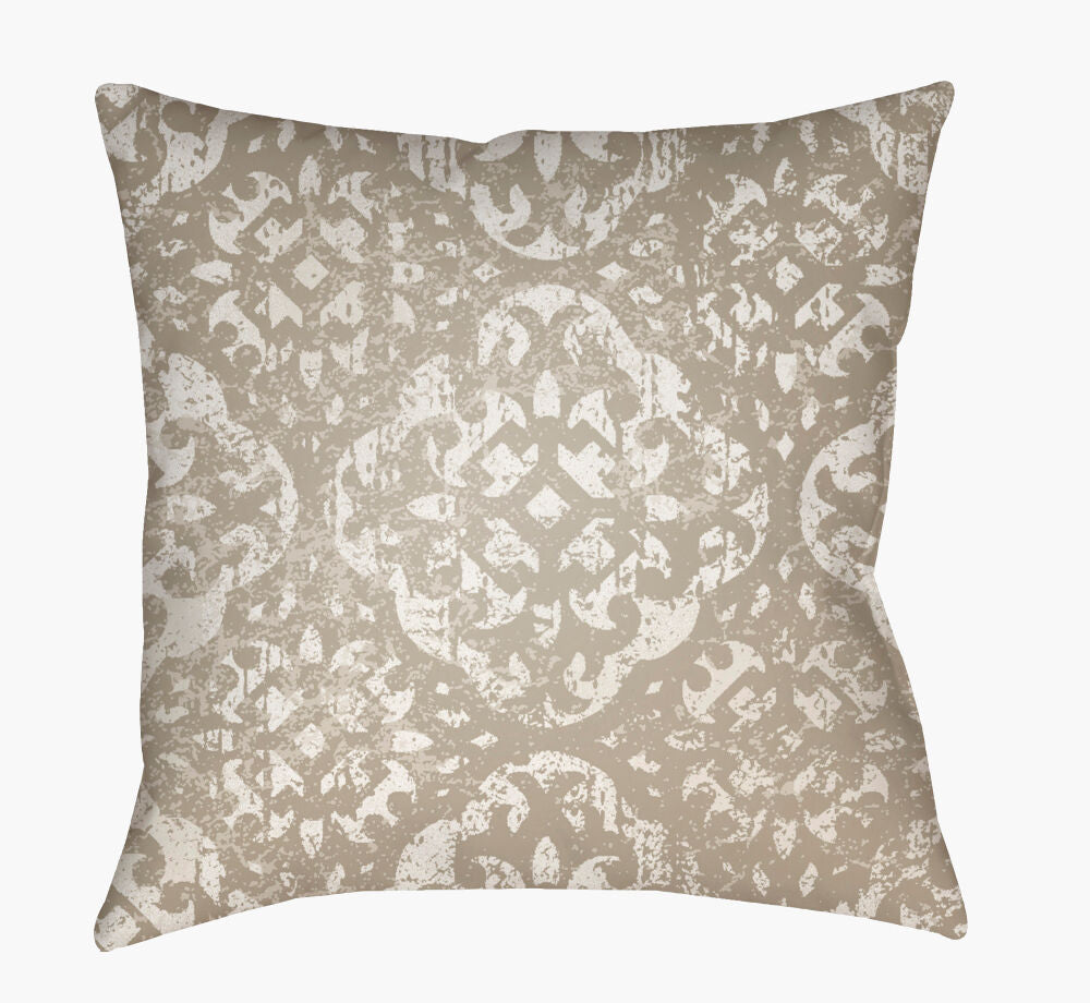 Yindi Accent Pillow — Charcoal/Ivory