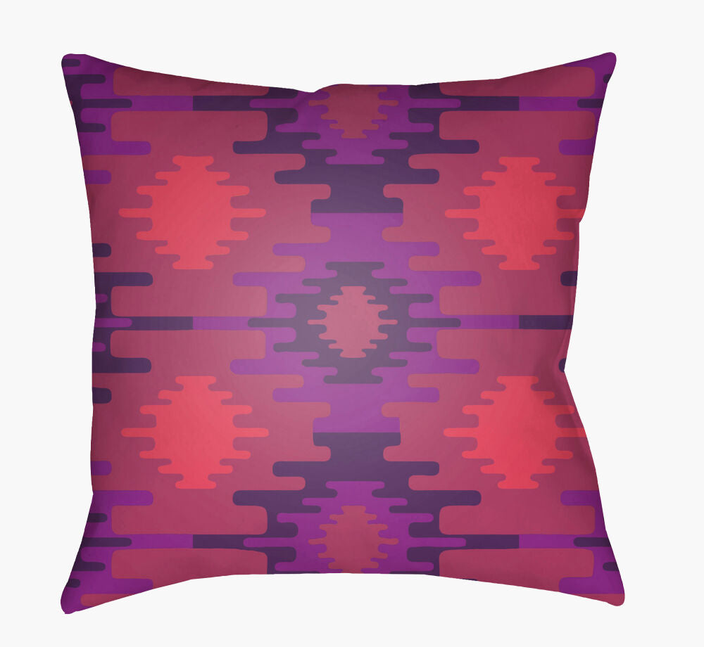 Yindi Accent Pillow — Magenta/Medium Purple