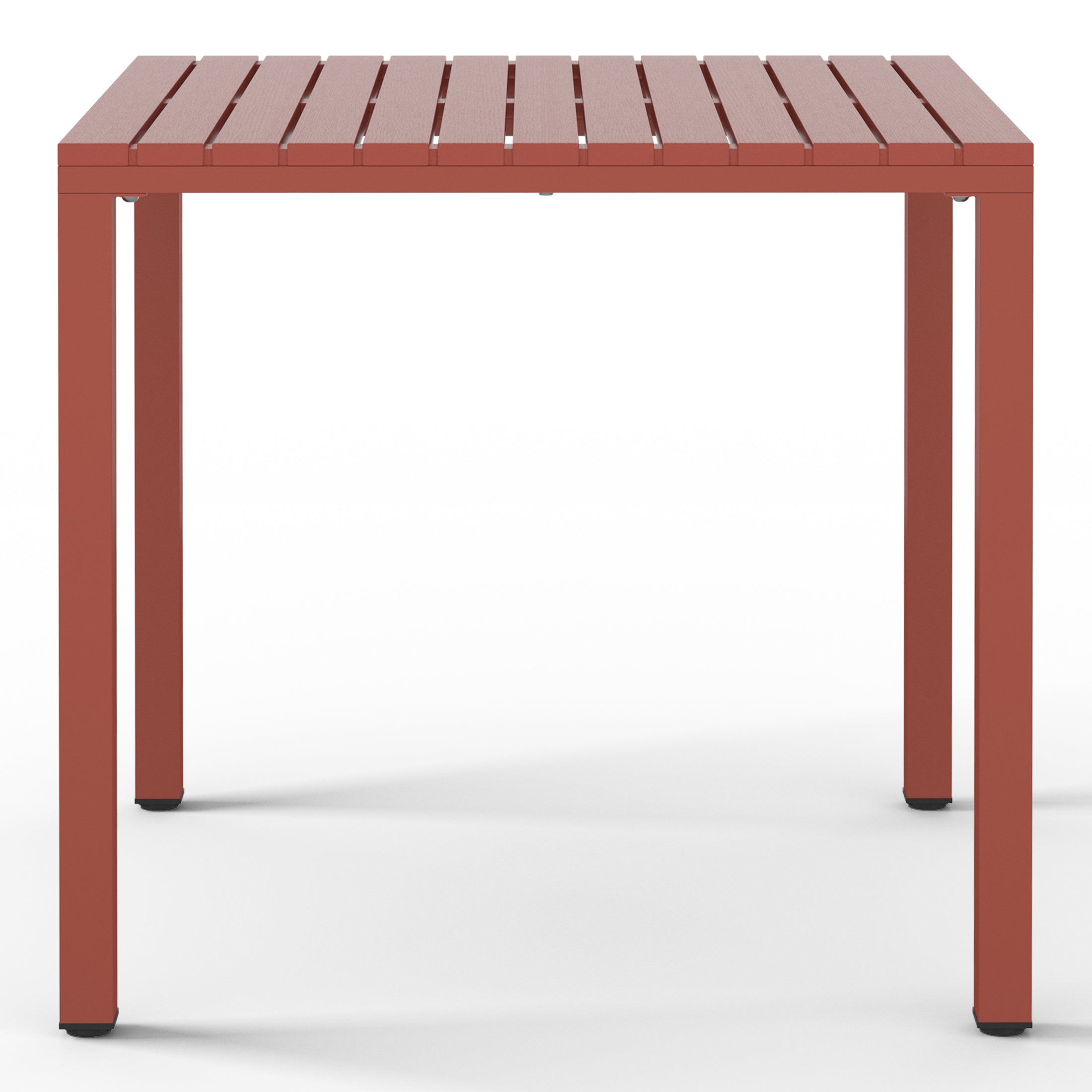 Polyform 31.5" Square Dining Table with Metal Frame Seahawk Designs Patio Dining Tables