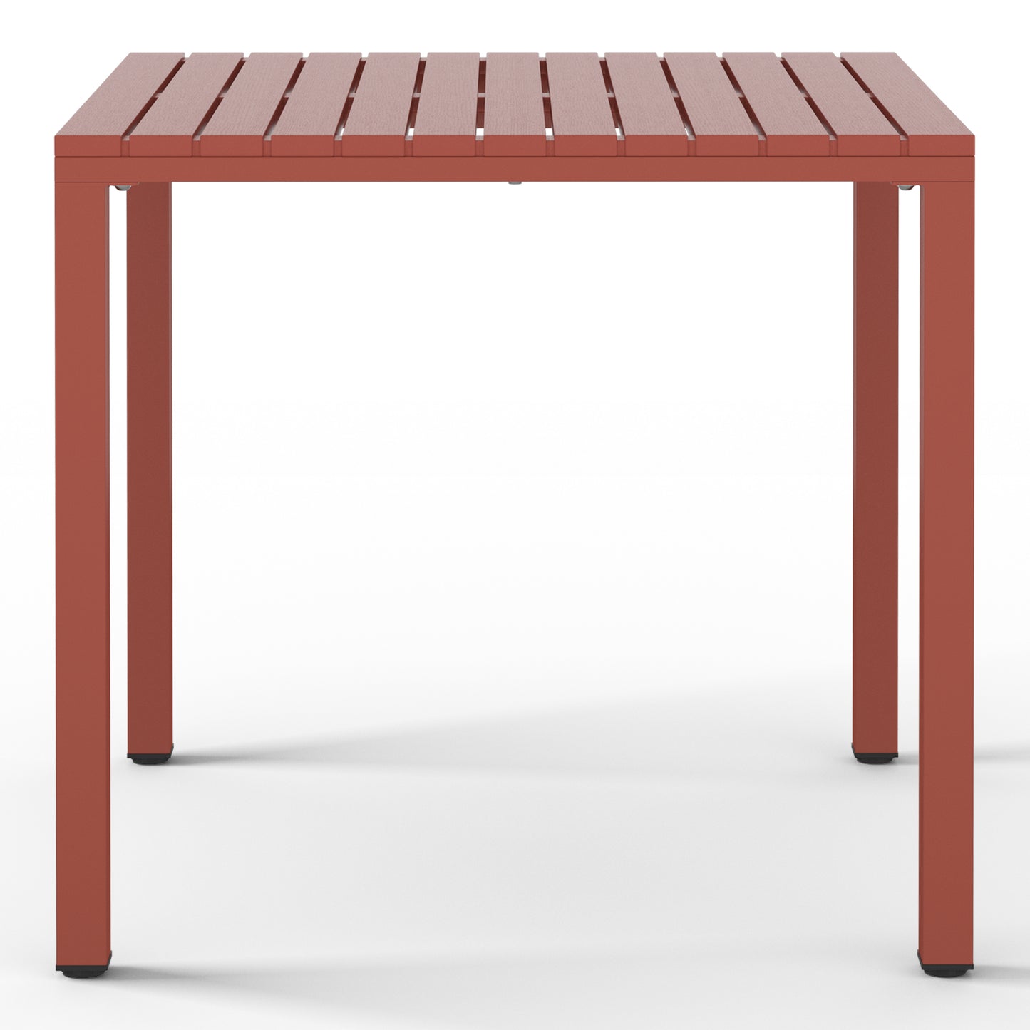 Polyform 31.5" Square Dining Table with Metal Frame Seahawk Designs Patio Dining Tables
