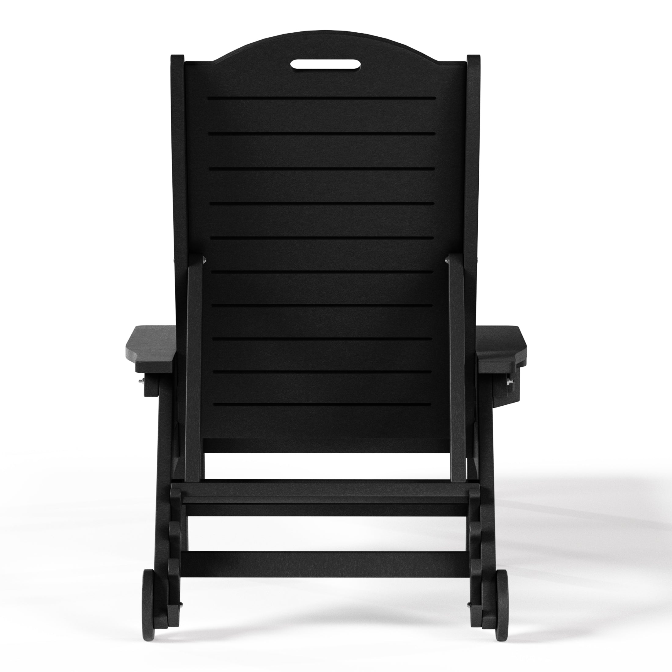 Santa Barbara Reclining Chaise Lounge with Cup Holder and Wheels Seahawk Designs Patio Chaise Lounges