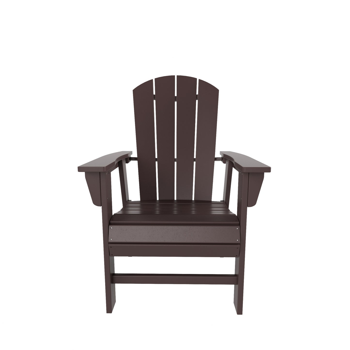 Chatham All-Weather Outdoor Classic Adirondack Patio Dining Chair Dark Brown Seahawk Designs Patio Dining Chairs