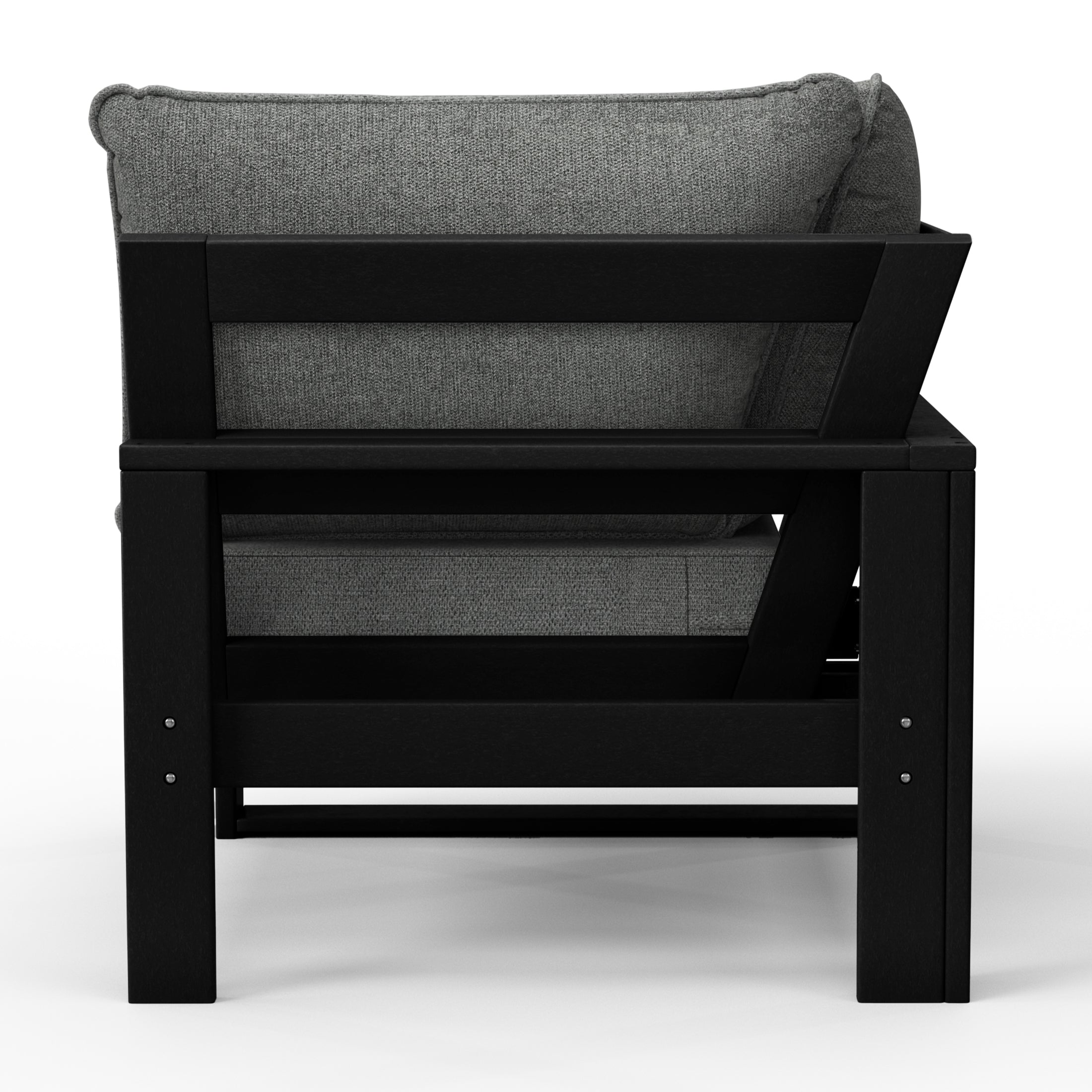 Signature All-Weather Outdoor Modular Patio Deep Seating Corner Chair (Corner Sectional Seat) Seahawk Designs Patio Chairs