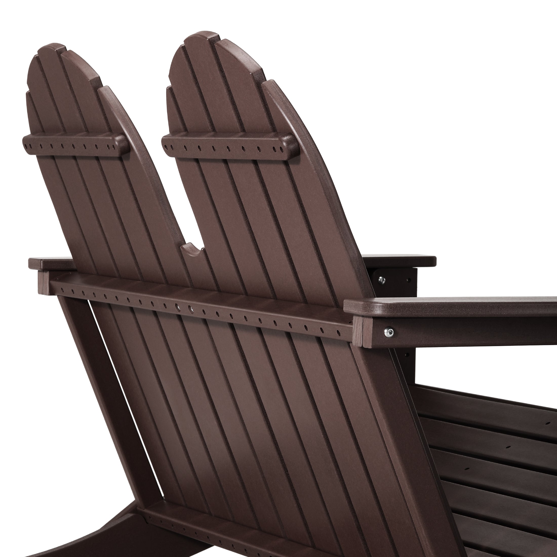 Magnolia Adirondack 49" Folding Bench Seahawk Designs Patio Benches
