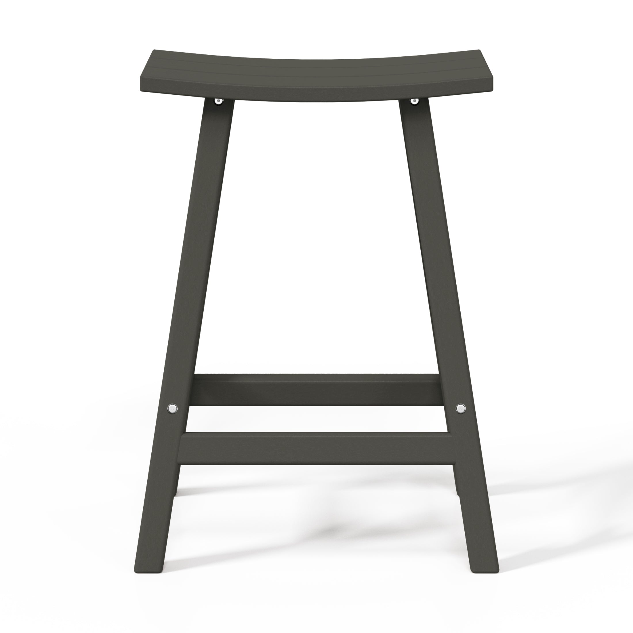 Stockholm All-Weather Outdoor Saddle Counter Stool (24" Height) Seahawk Designs Patio Bar & Counter Stools