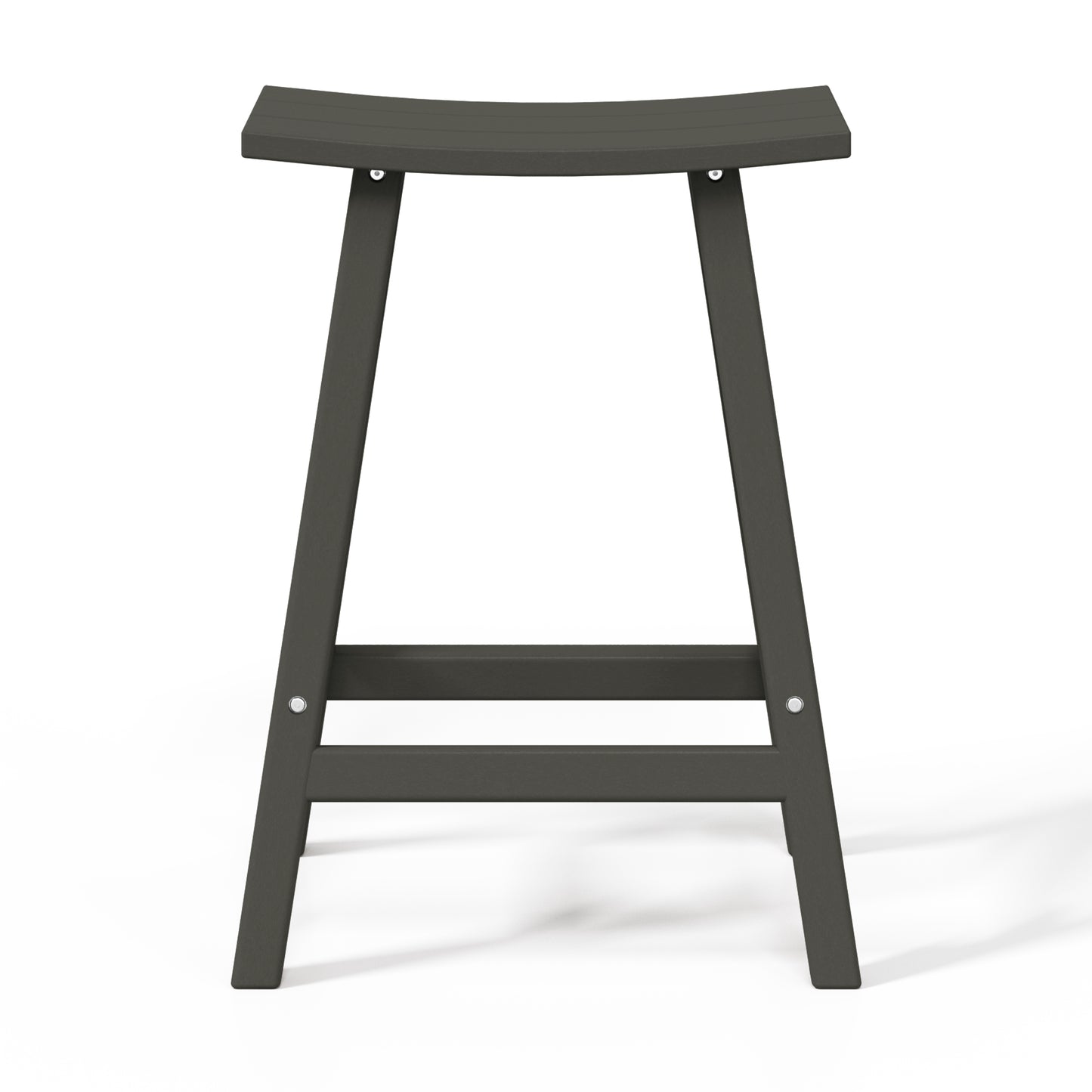 Stockholm All-Weather Outdoor Saddle Counter Stool (24" Height) Seahawk Designs Patio Bar & Counter Stools