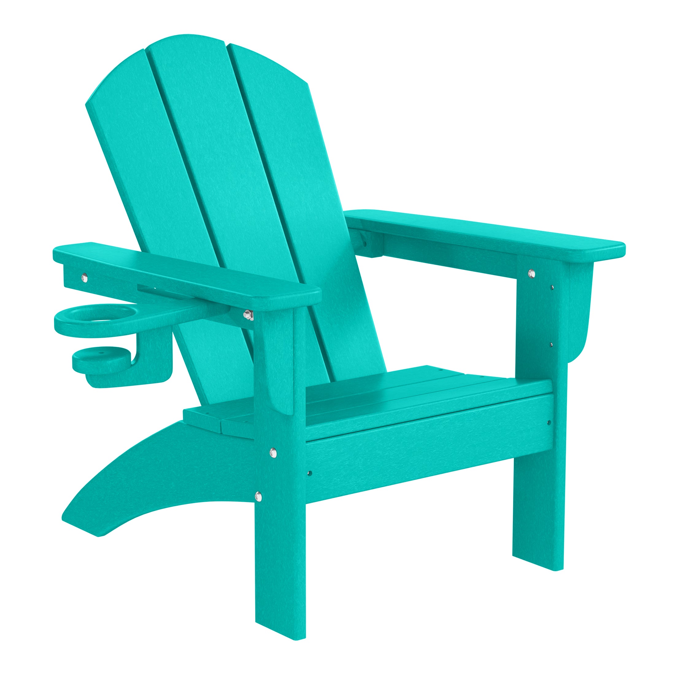 Tiny Terraces Kids Adirondack Chair with Cup Holder (Set of 2) Seahawk Designs Kids Adirondack Chairs