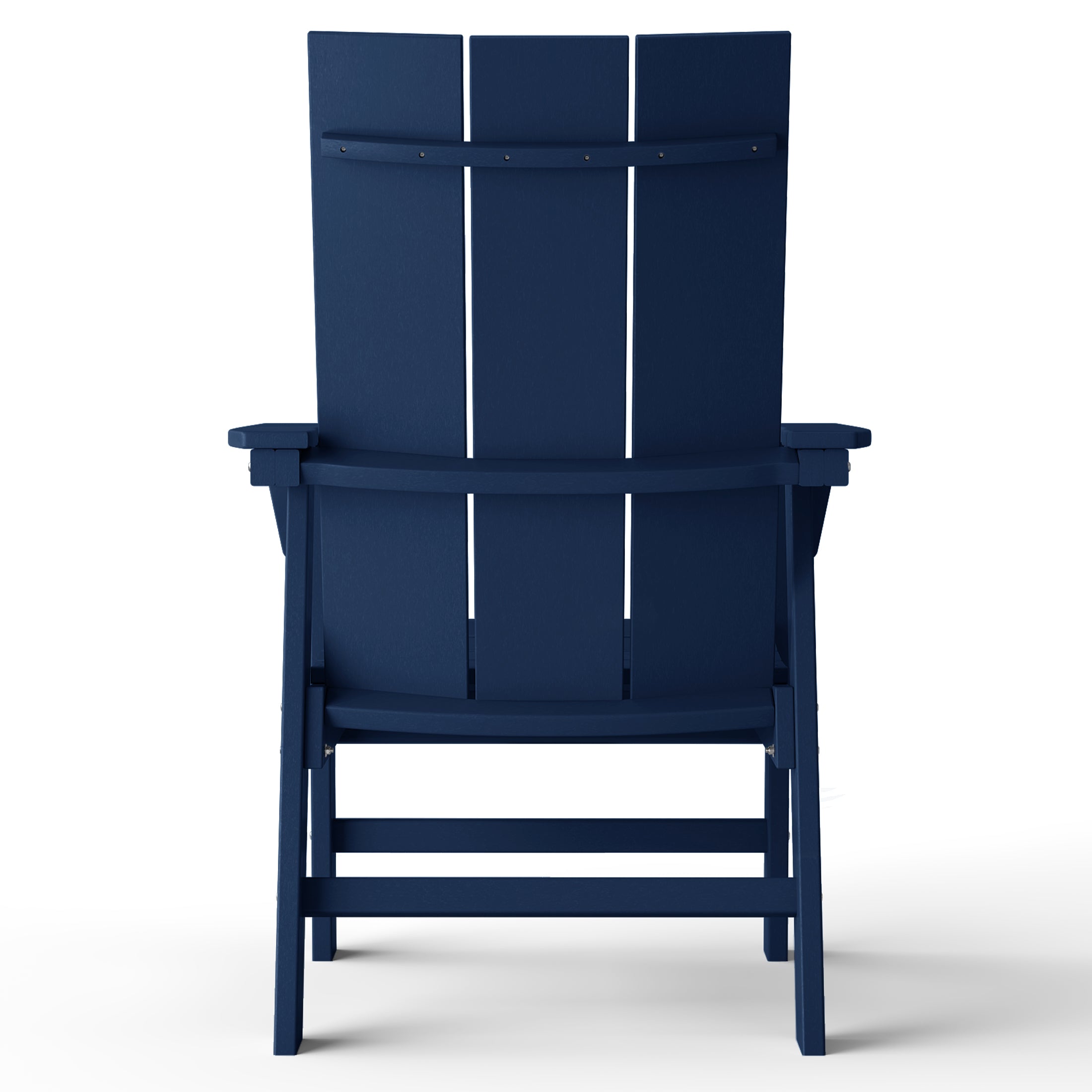 Malibu Modern All-Weather Outdoor Contoured Adirondack Dining Chair Seahawk Designs Patio Dining Chairs
