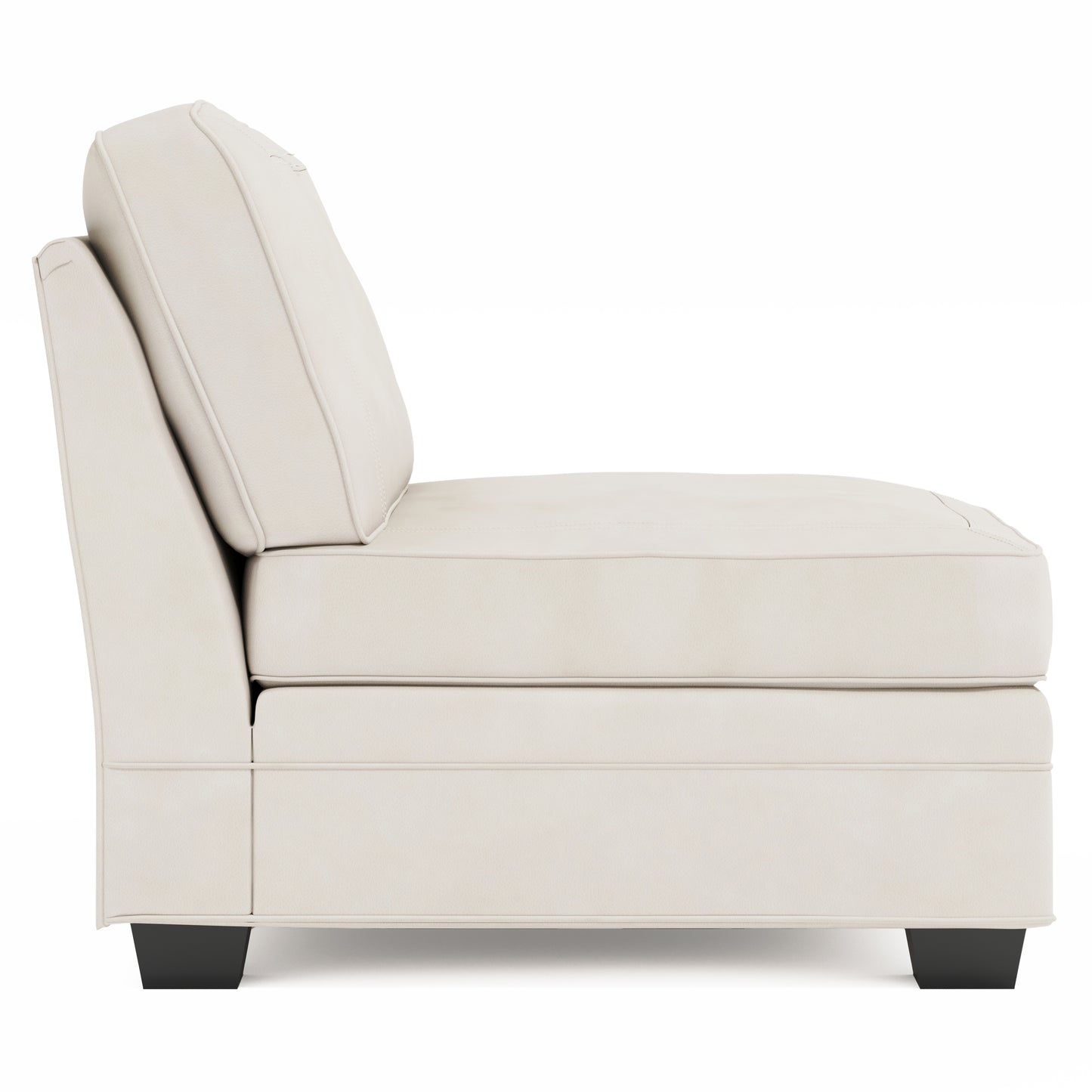 Grandview Leather Armless Chair