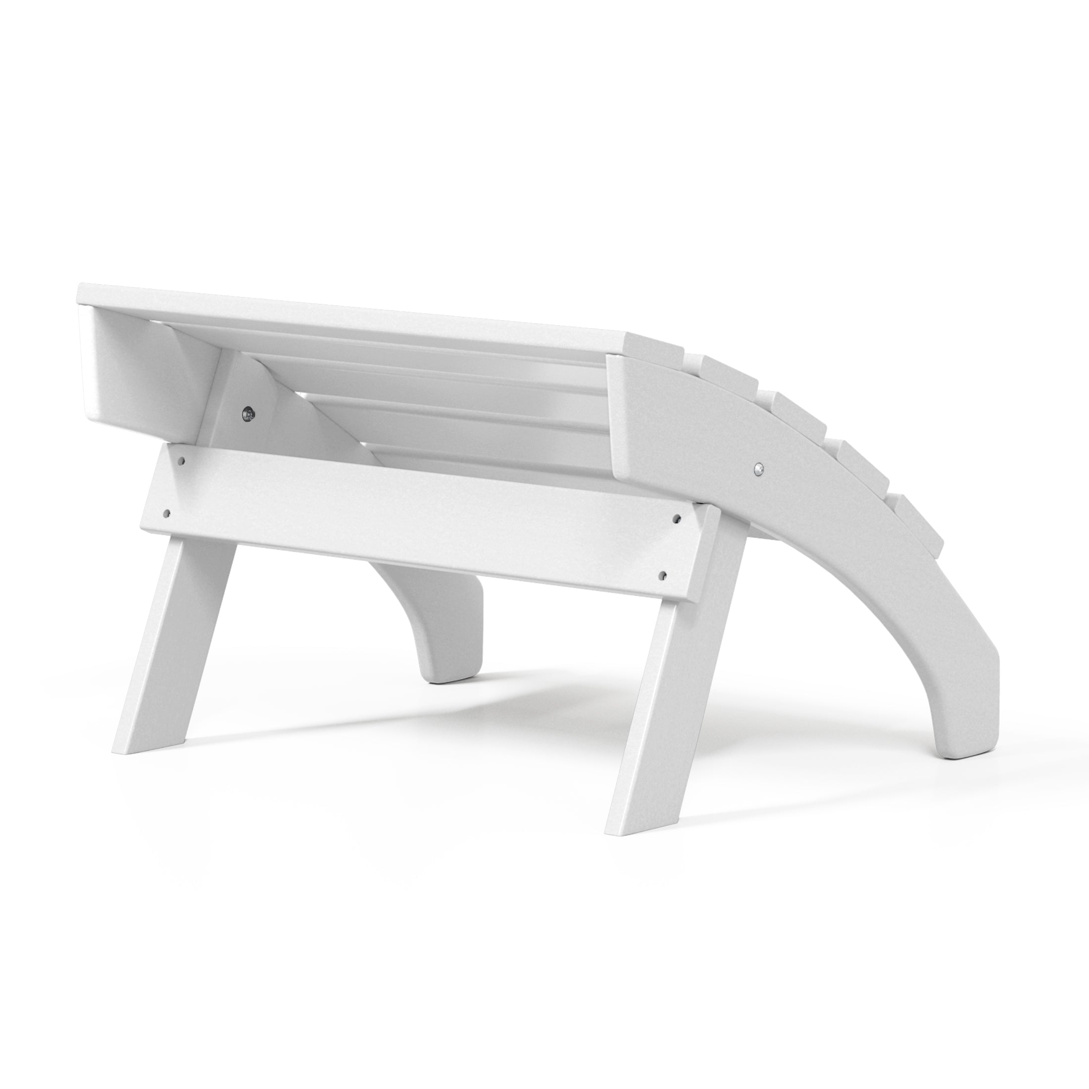 Westport All-Weather Outdoor Adirondack Folding Foot Rest/Ottoman Seahawk Designs Patio Ottomans