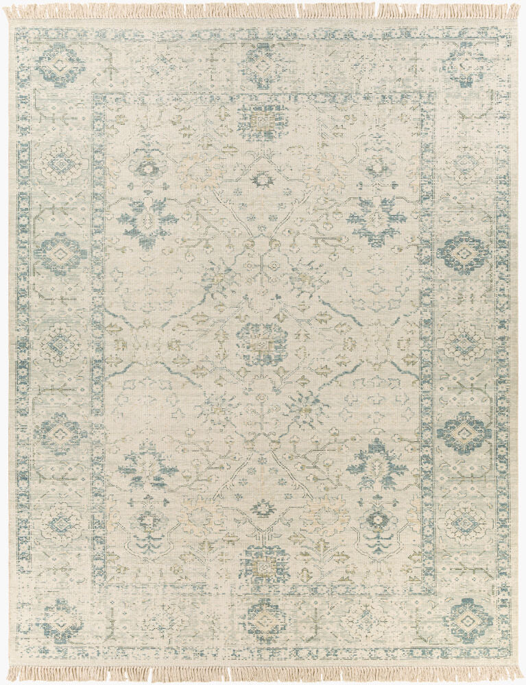 Zainab Handmade Rug — Dark Green/Light Olive
