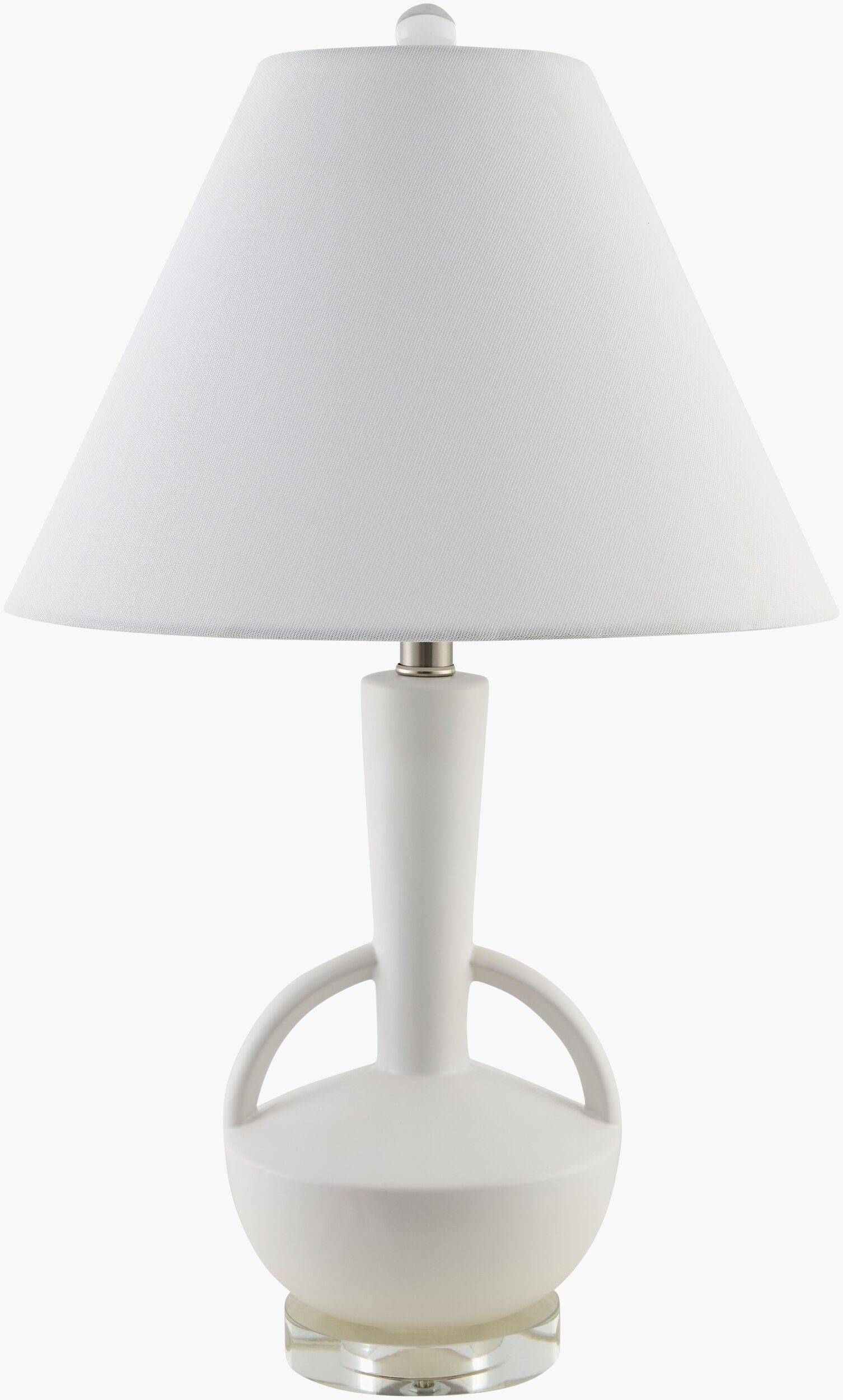 Zenbow Accent Table Lamp — White