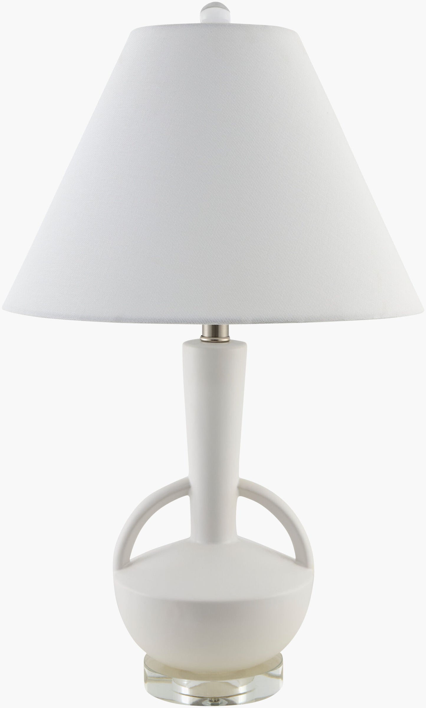 Zenbow Accent Table Lamp — White