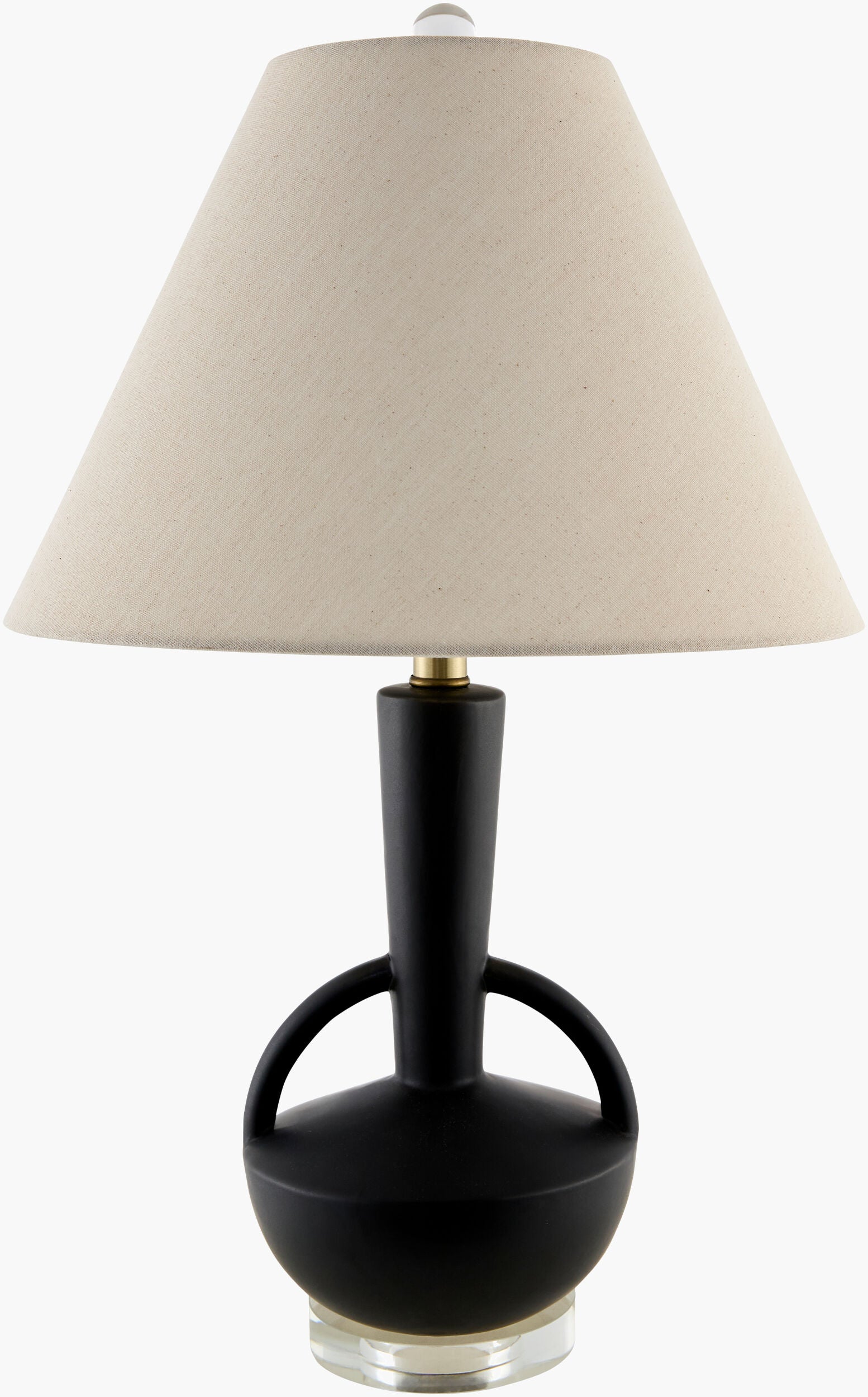 Zenbow Accent Table Lamp — Black