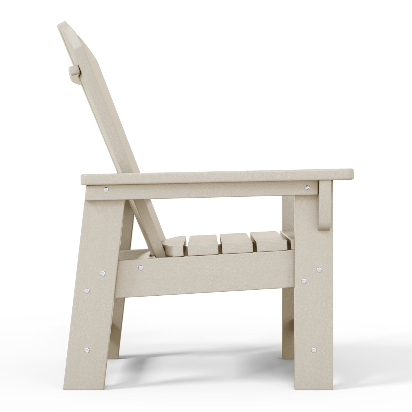 Tiny Terraces Kids' All-Weather Outdoor Poly Adirondack Chair Sand Seahawk Designs Kids Adirondack Chairs