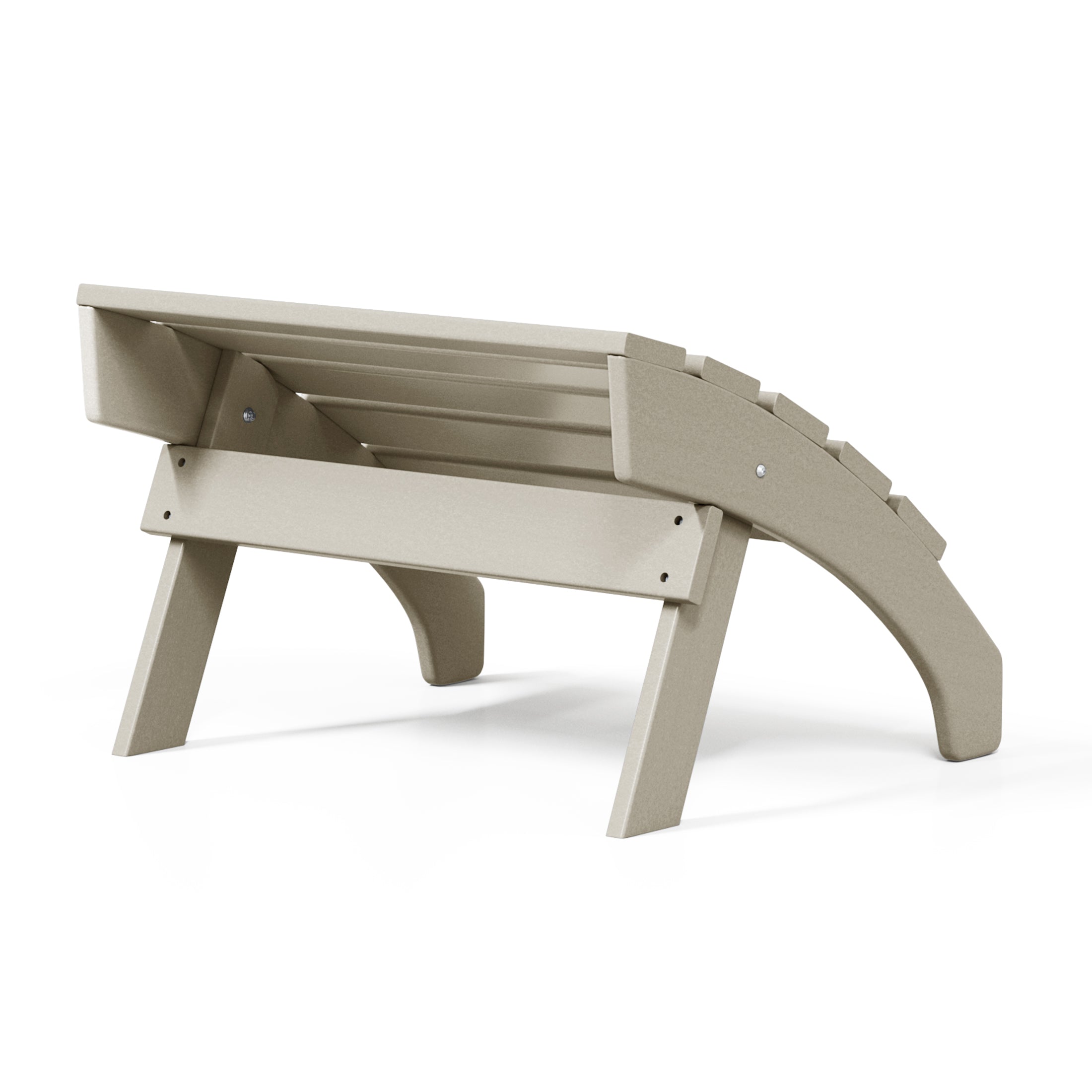 Westport All-Weather Outdoor Adirondack Folding Foot Rest/Ottoman Seahawk Designs Patio Ottomans