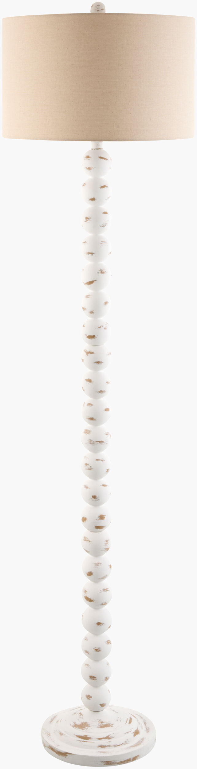 Zelda Accent Floor Lamp — Cream