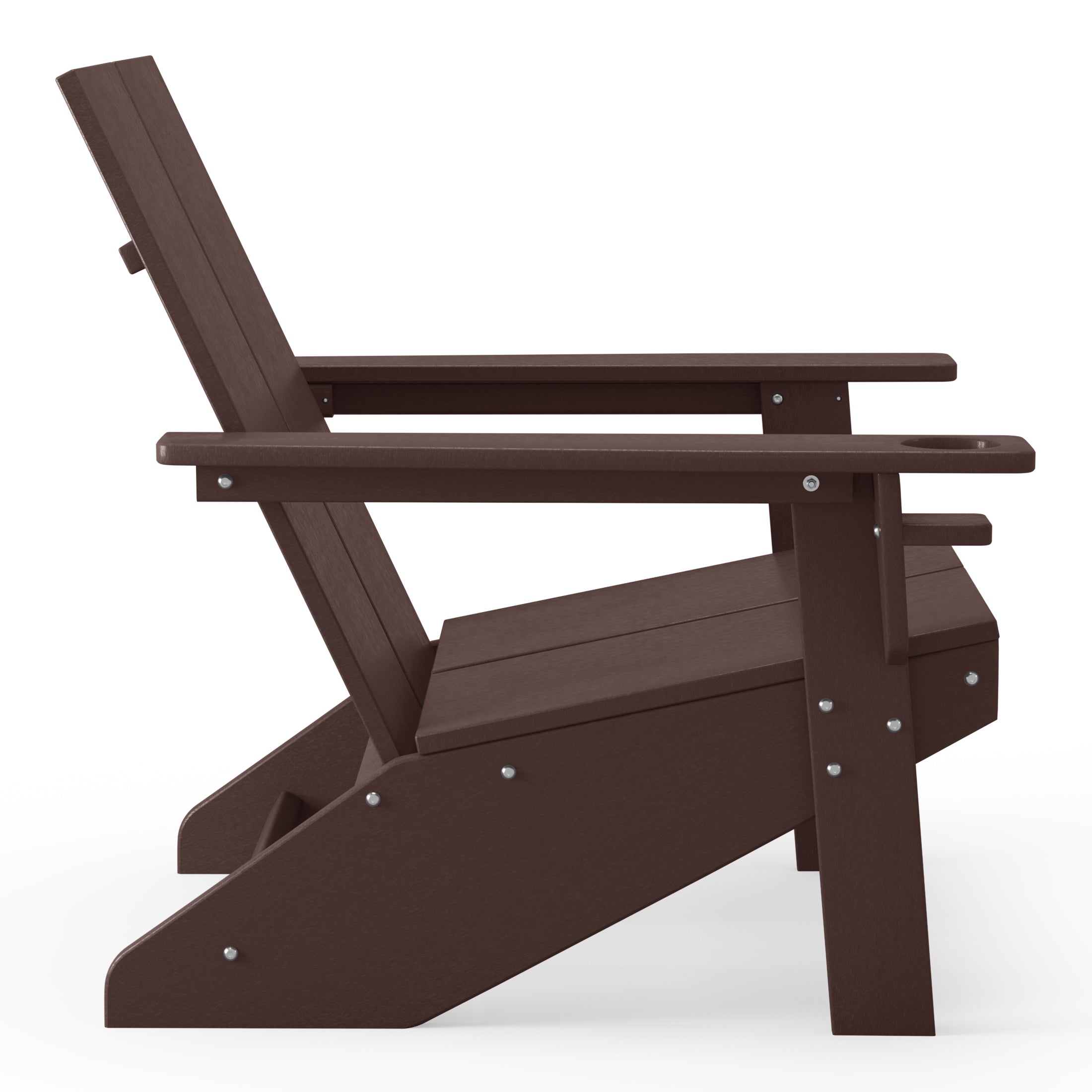 La Quinta Modern Adirondack Chair Dark Brown Seahawk Designs Adirondack Chairs