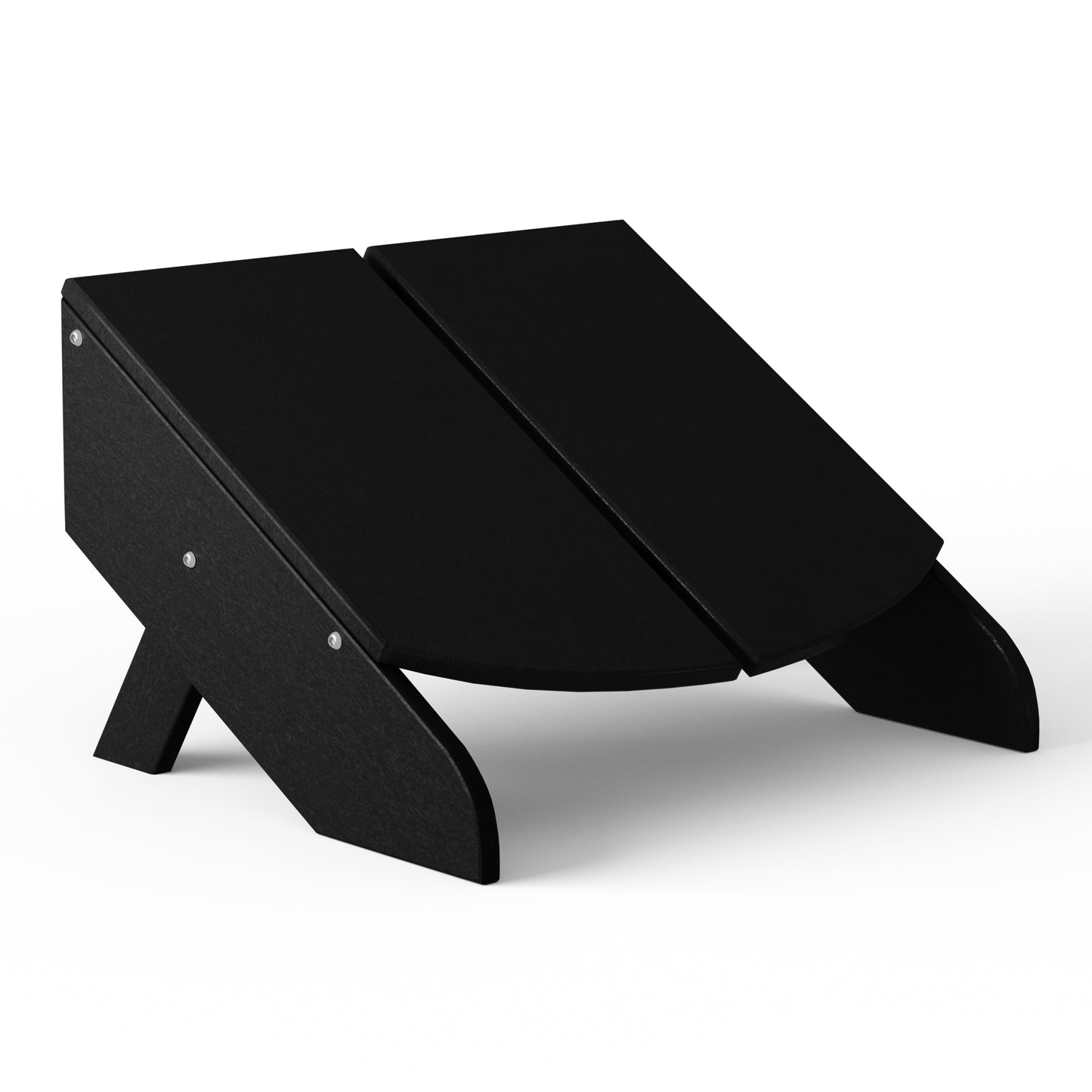 La Quinta Modern Ottoman Black Seahawk Designs Patio Ottomans