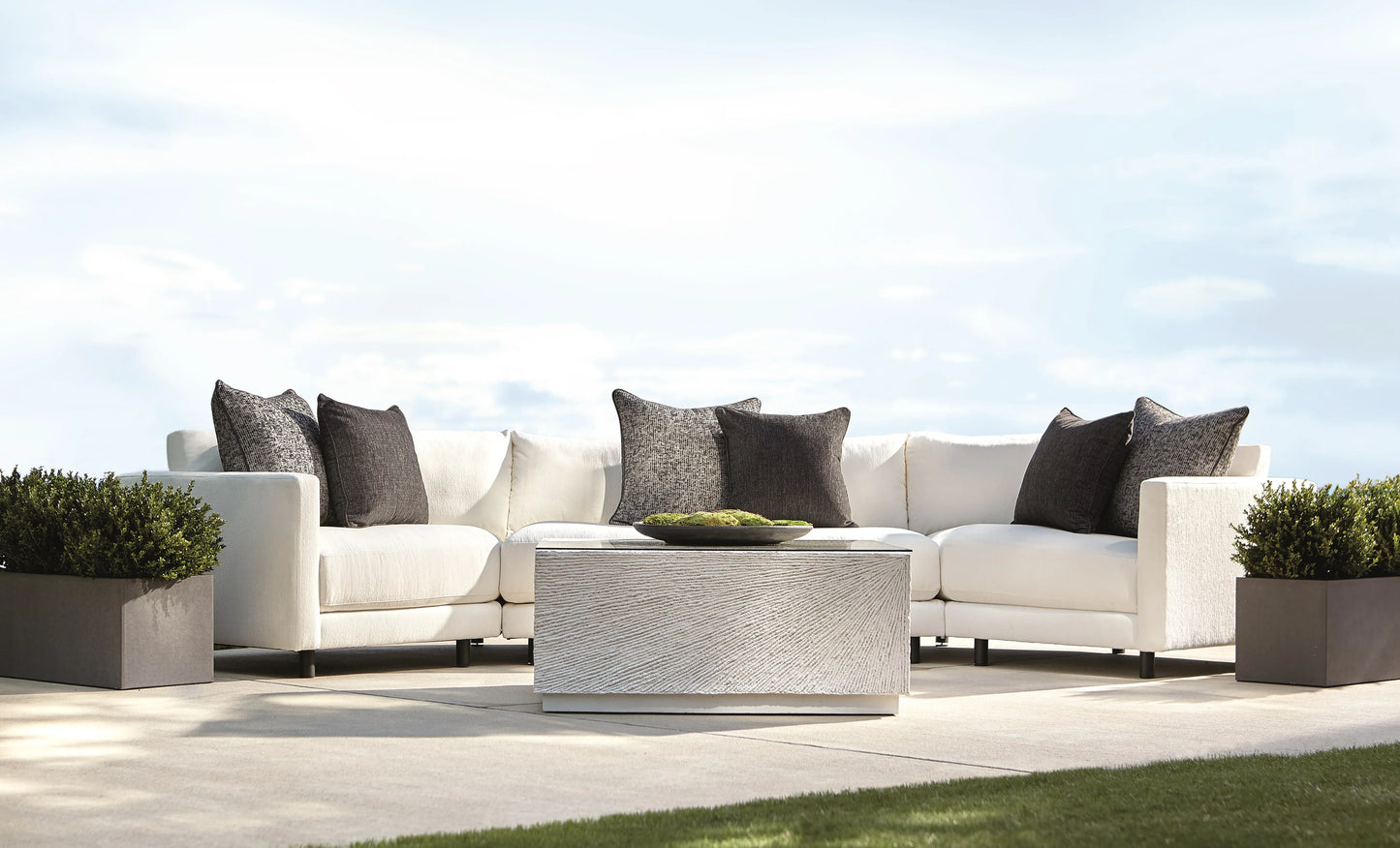 Avanni Outdoor Armless Loveseat Bernhardt Exteriors