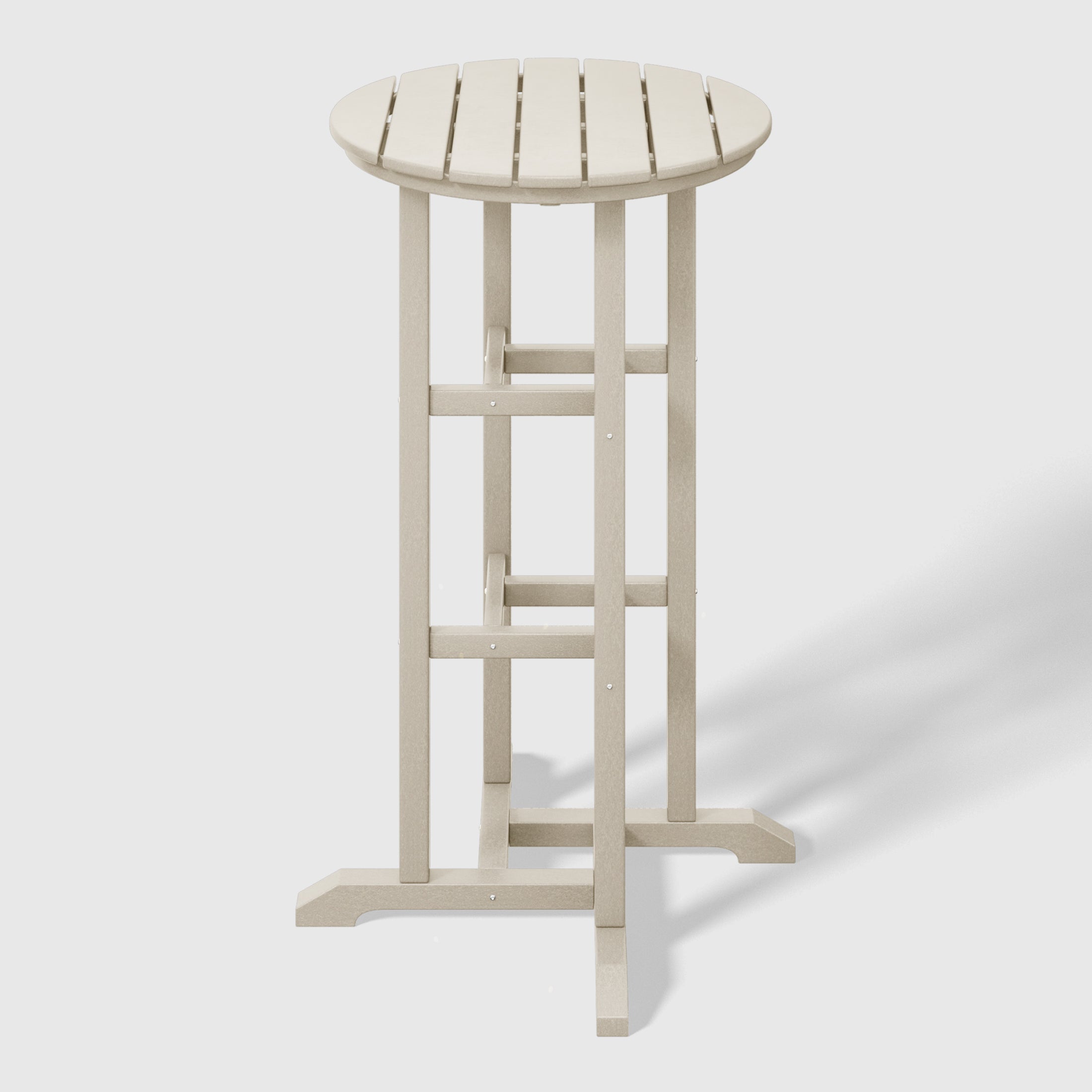 Stockholm All-Weather Outdoor Round Bar Bistro Table (42" Height) Seahawk Designs Patio Bar Tables