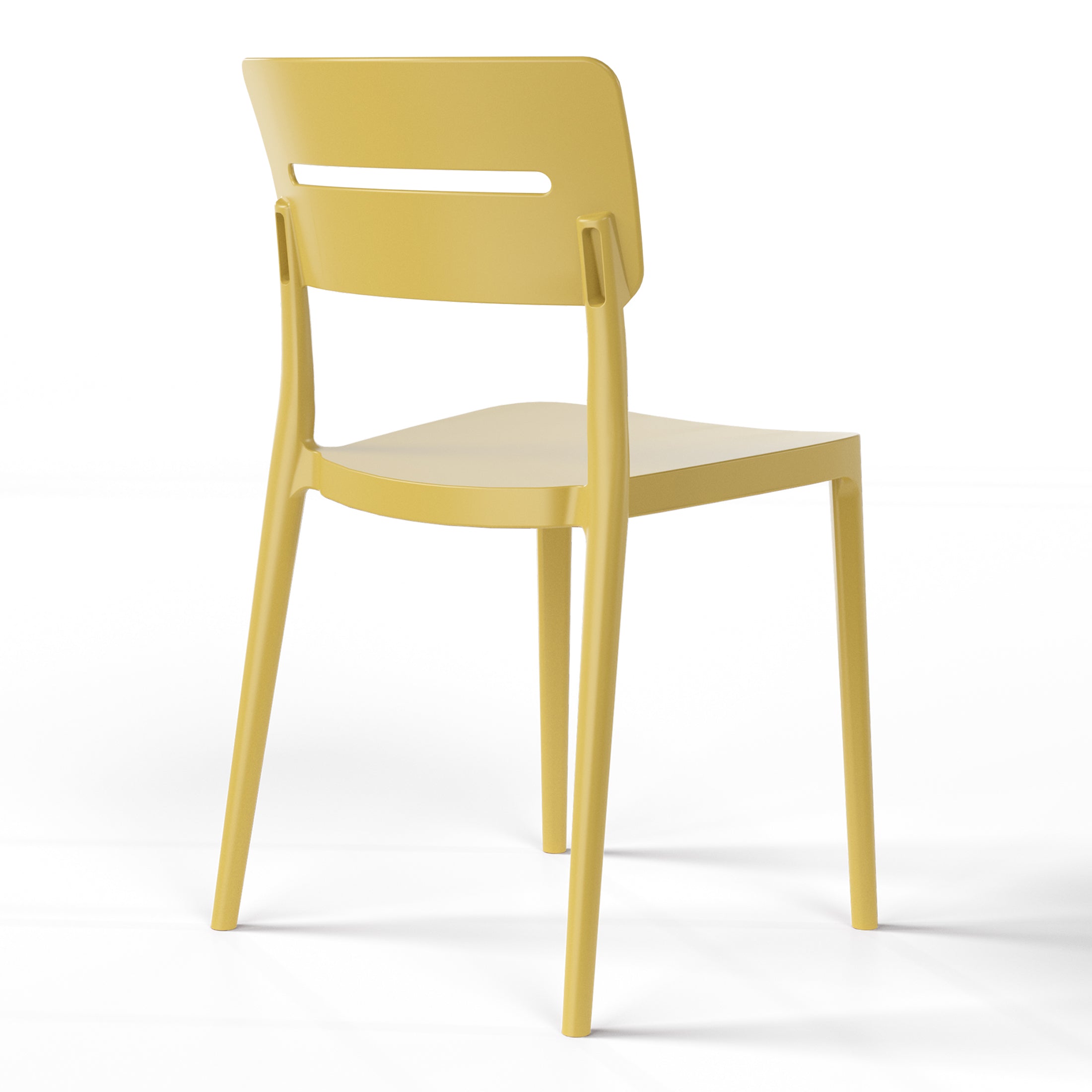 Polyform Stacking Dining Side Chair (Set of 4) Seahawk Designs Patio Dining Chairs
