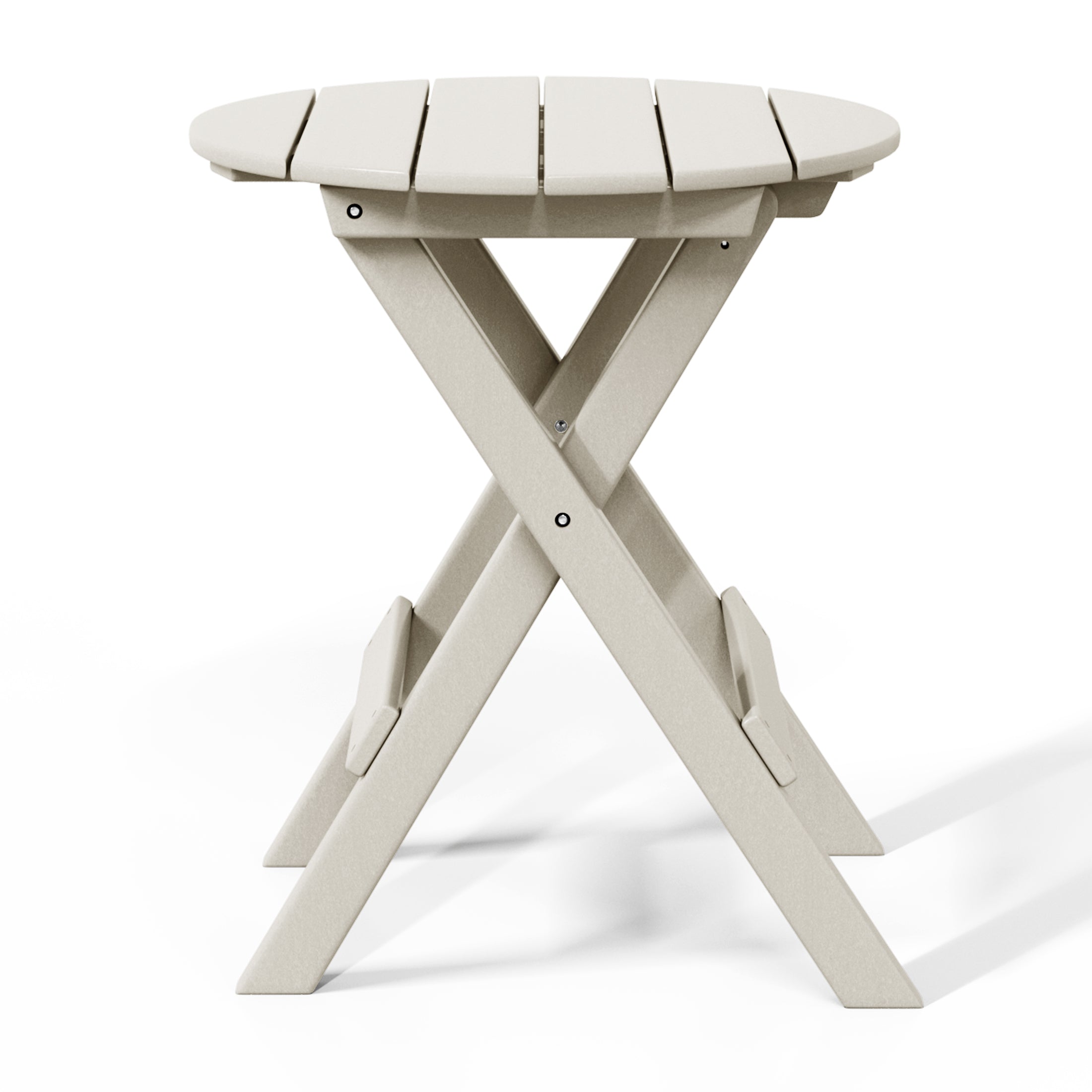 Tuscany All-Weather Outdoor Patio Round Folding Dining Table (24" Top) Seahawk Designs Patio Dining Tables